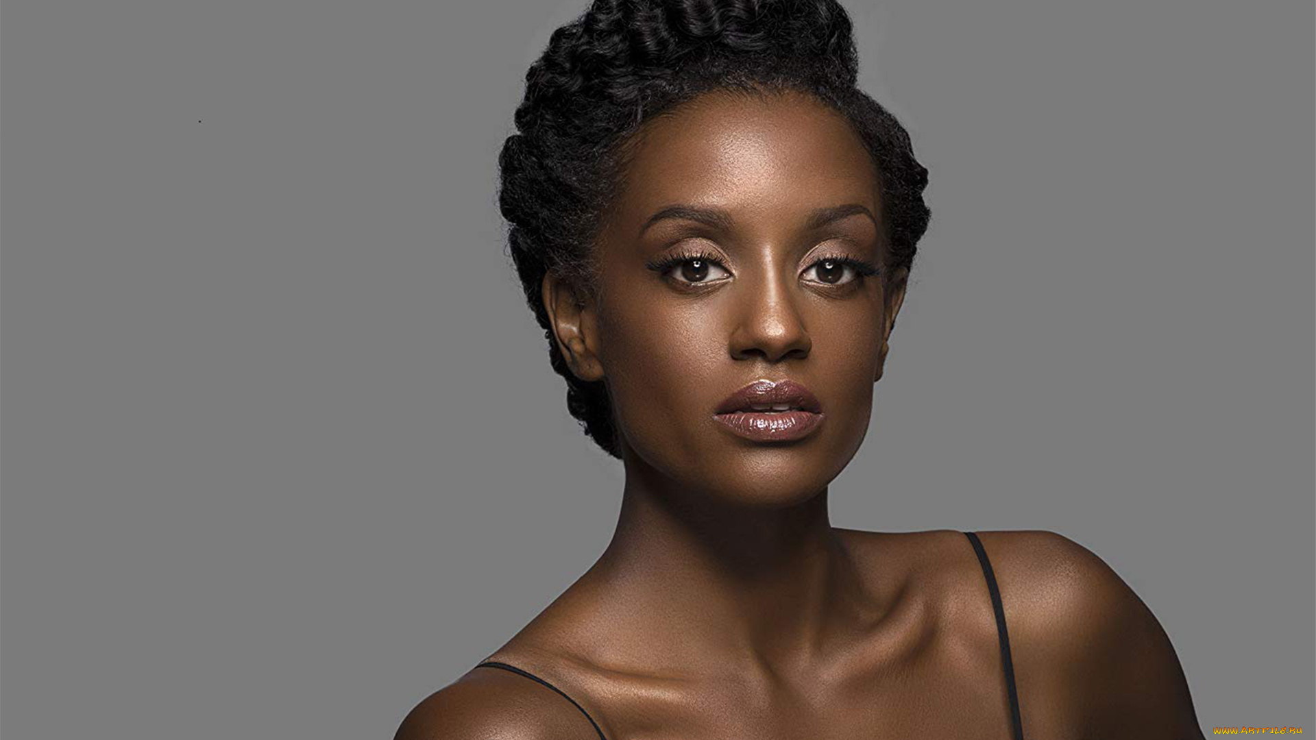 девушки, -unsort, , лица, , портреты, девушка, мулатка, темнокожая, чернокожая, брюнетка, поза, негритянка, причёска, макияж, взгляд, лицо, портрет