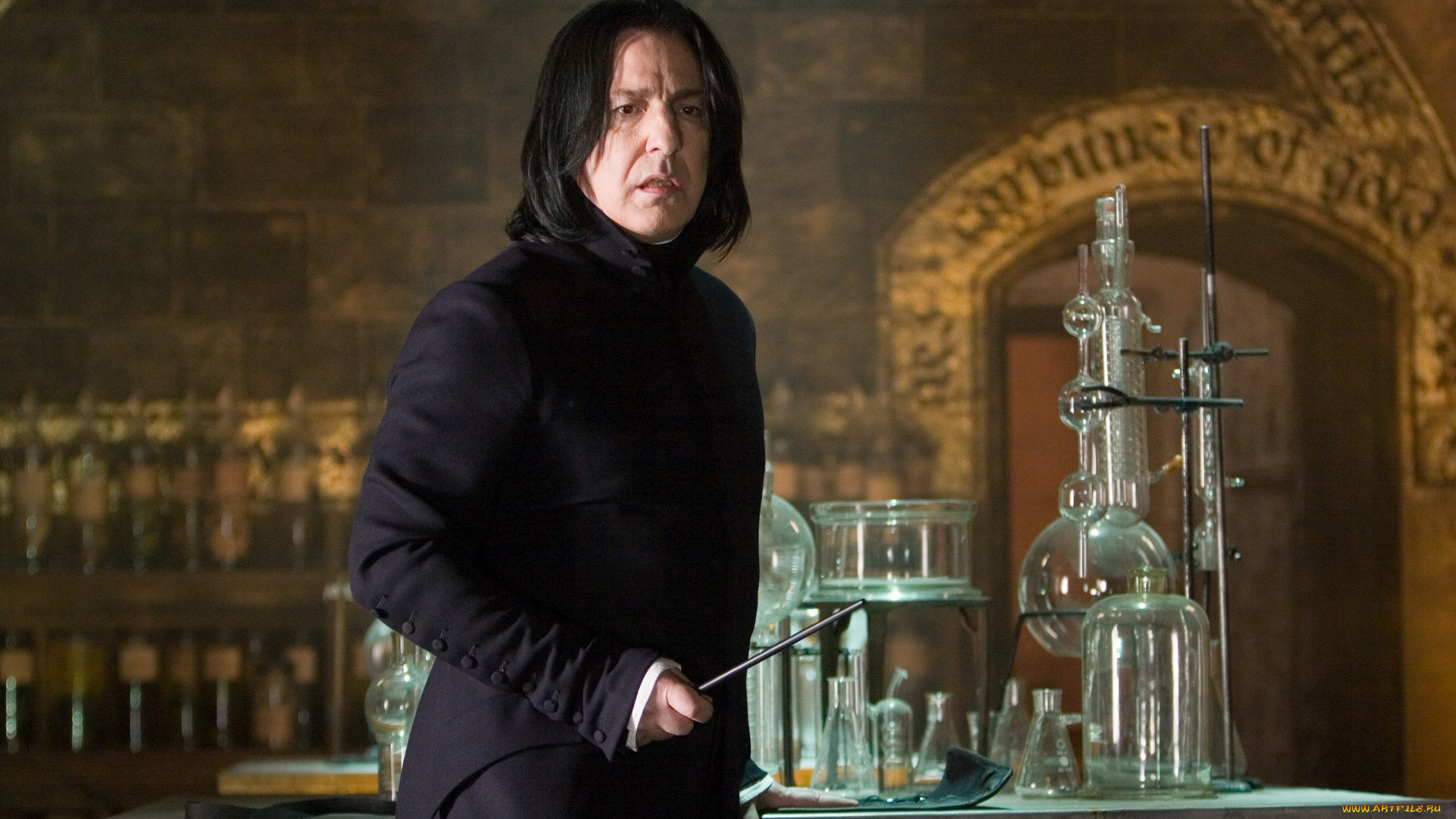 кино, фильмы, harry, potter, and, the, order, of, the, phoenix, северус, снейп, палочка, лаборатория, профессор