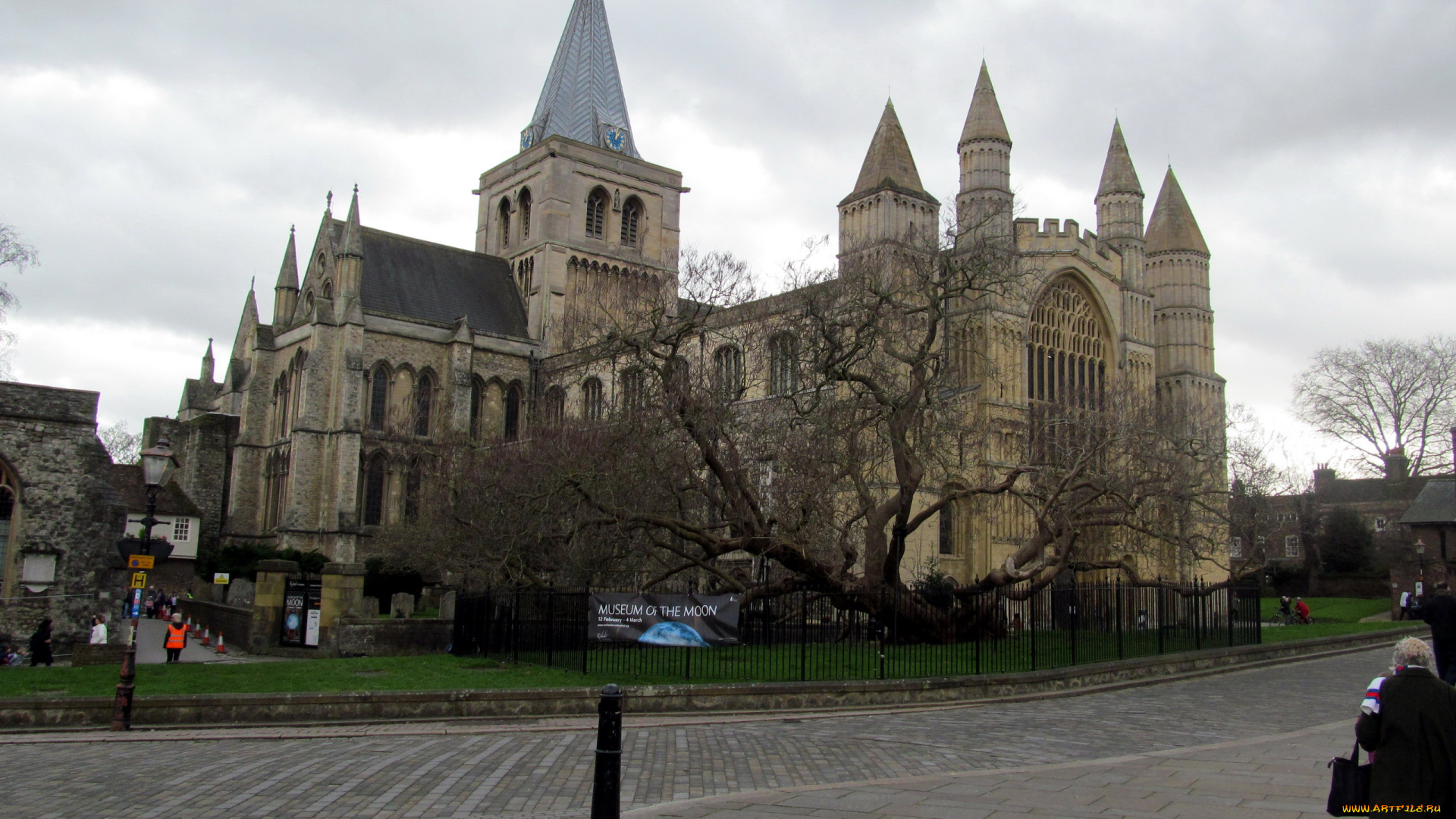 the, cathedral, rochester, kent, uk, города, замки, англии, the, cathedral