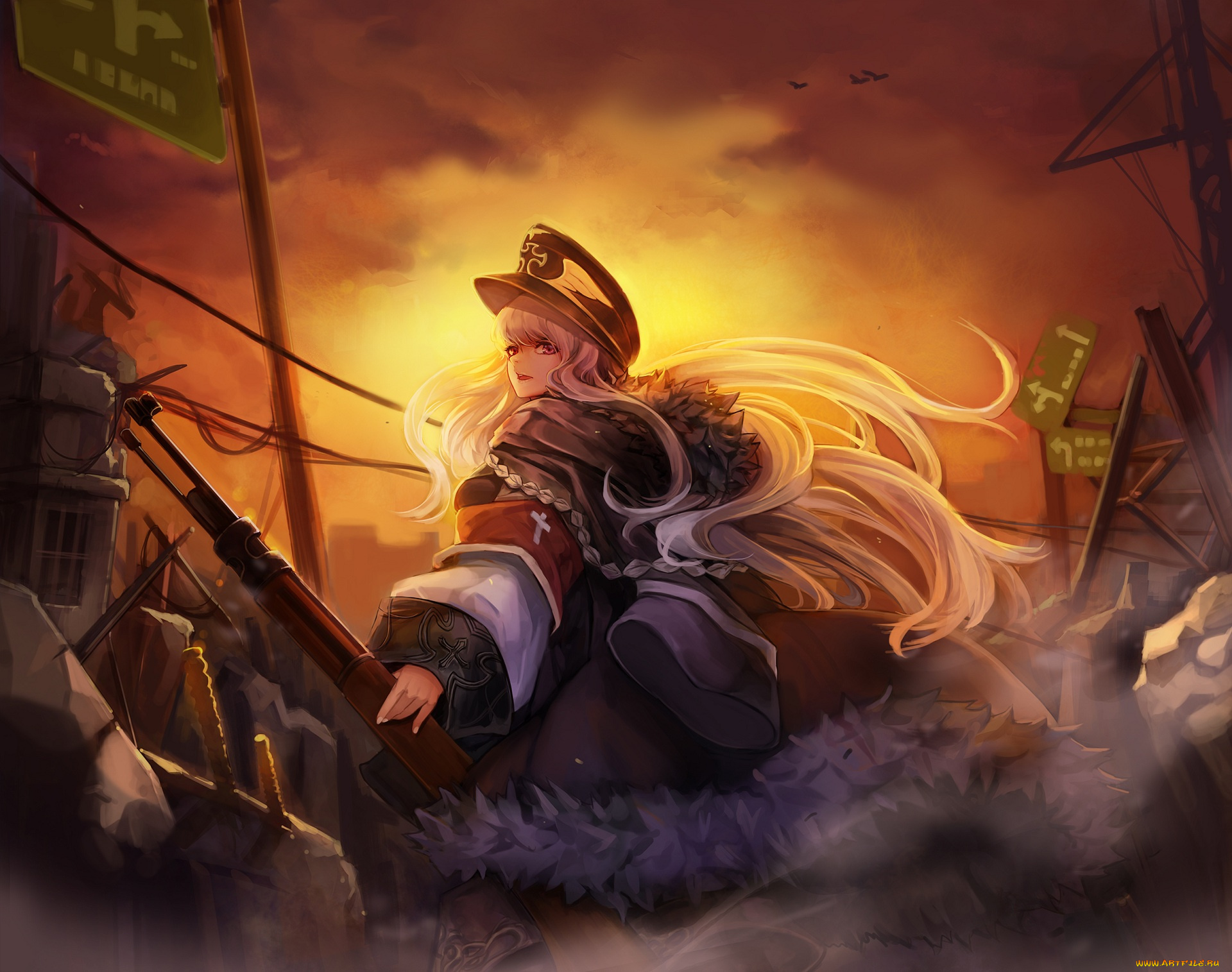 аниме, girls, frontline, girls, frontline