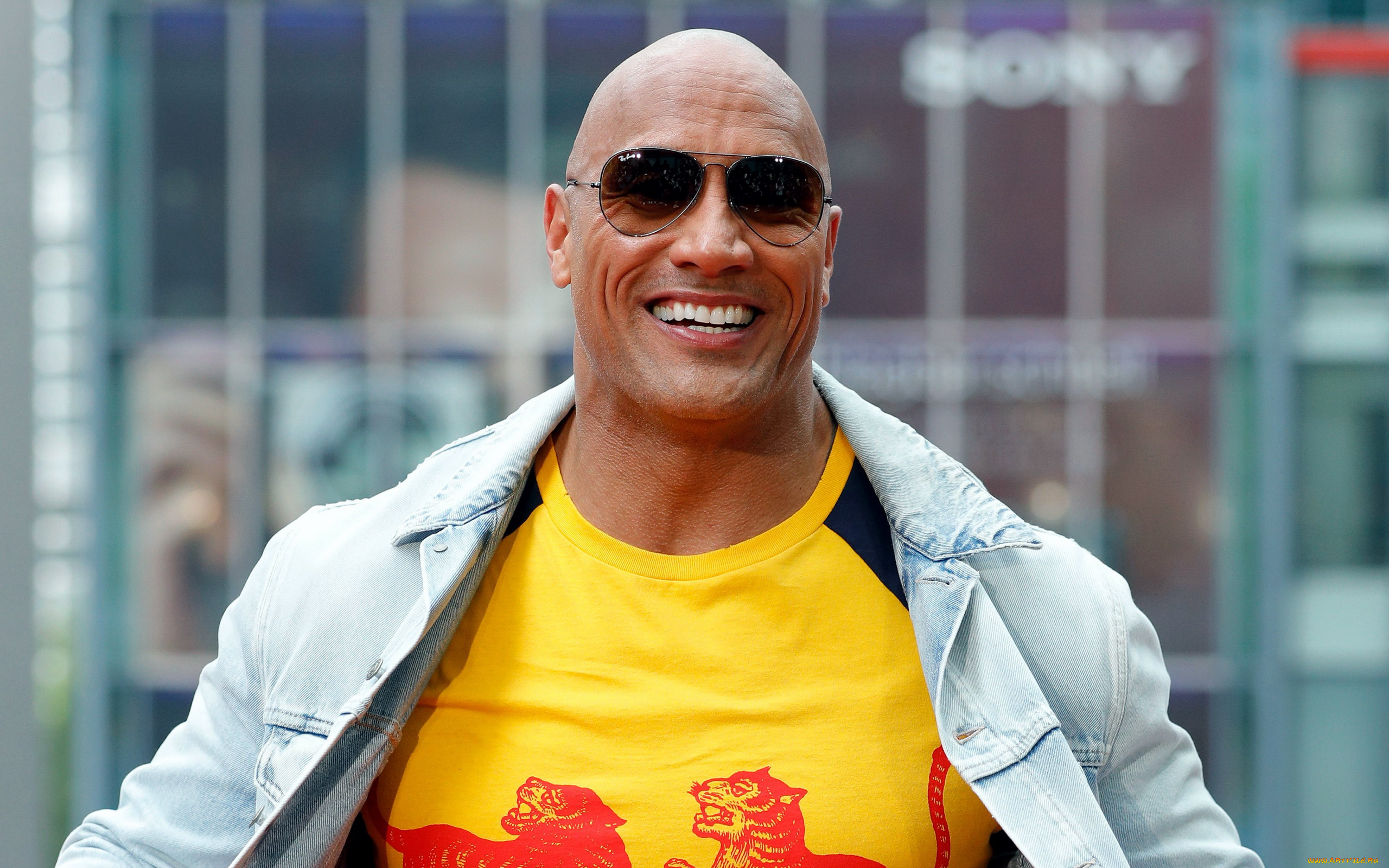 мужчины, dwayne, johnson, , the, rock, очки