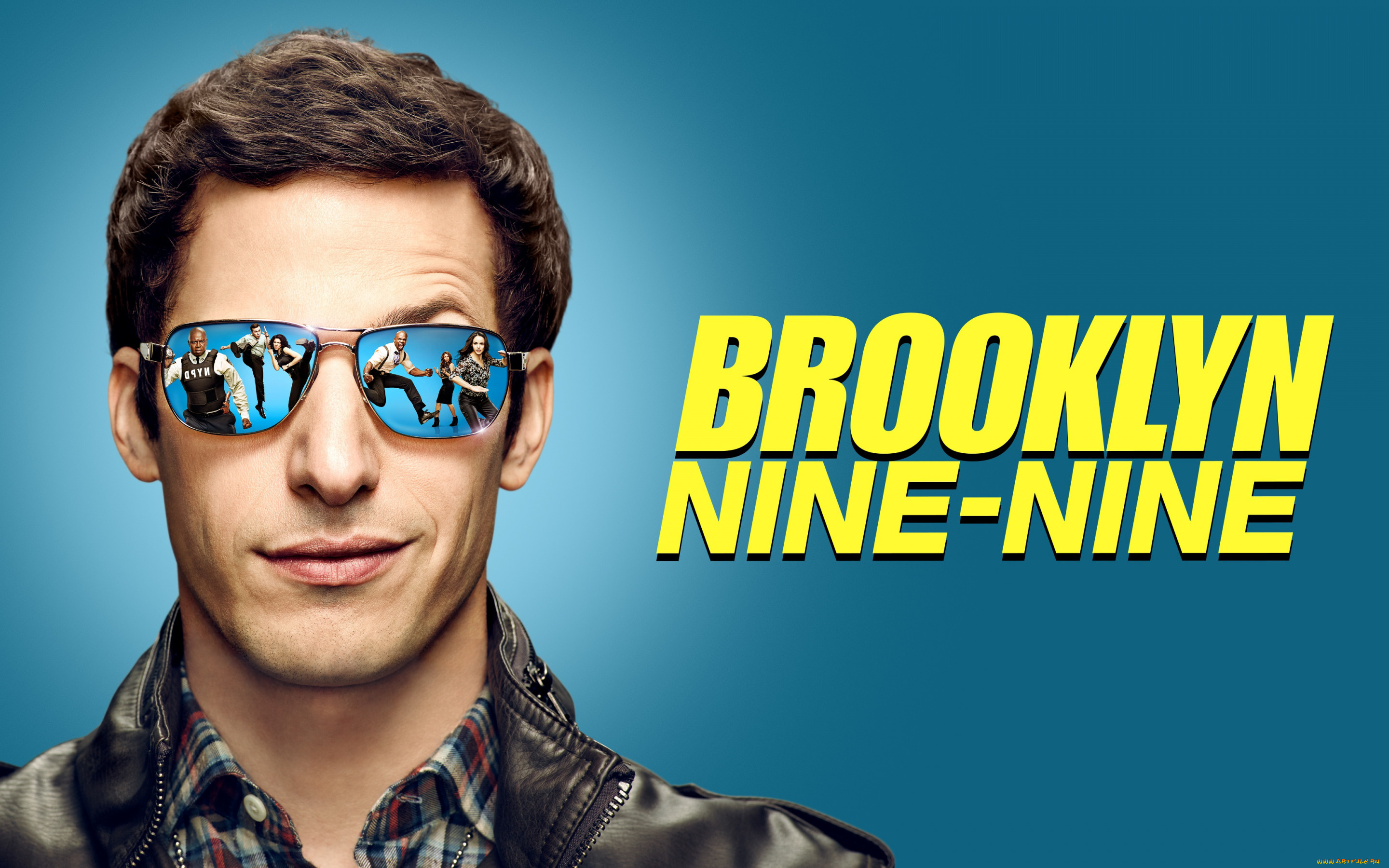 brooklyn, nine-nine, кино, фильмы, криминал, andy, samberg, постер, сериал, бруклин, 9-9, jake, peralta, комедия