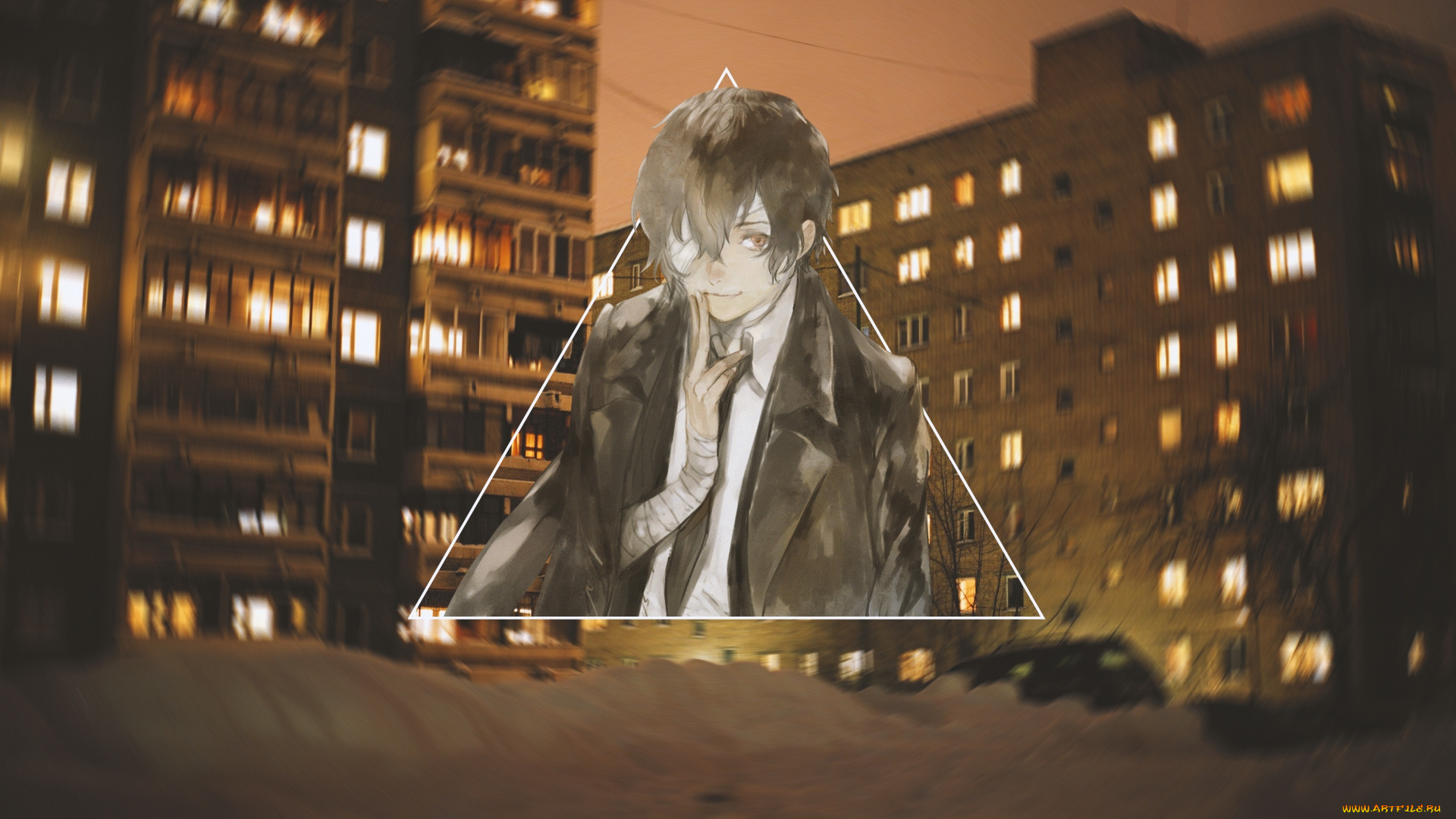 аниме, bungou, stray, dogs, бродячие, псы, литературные, гении