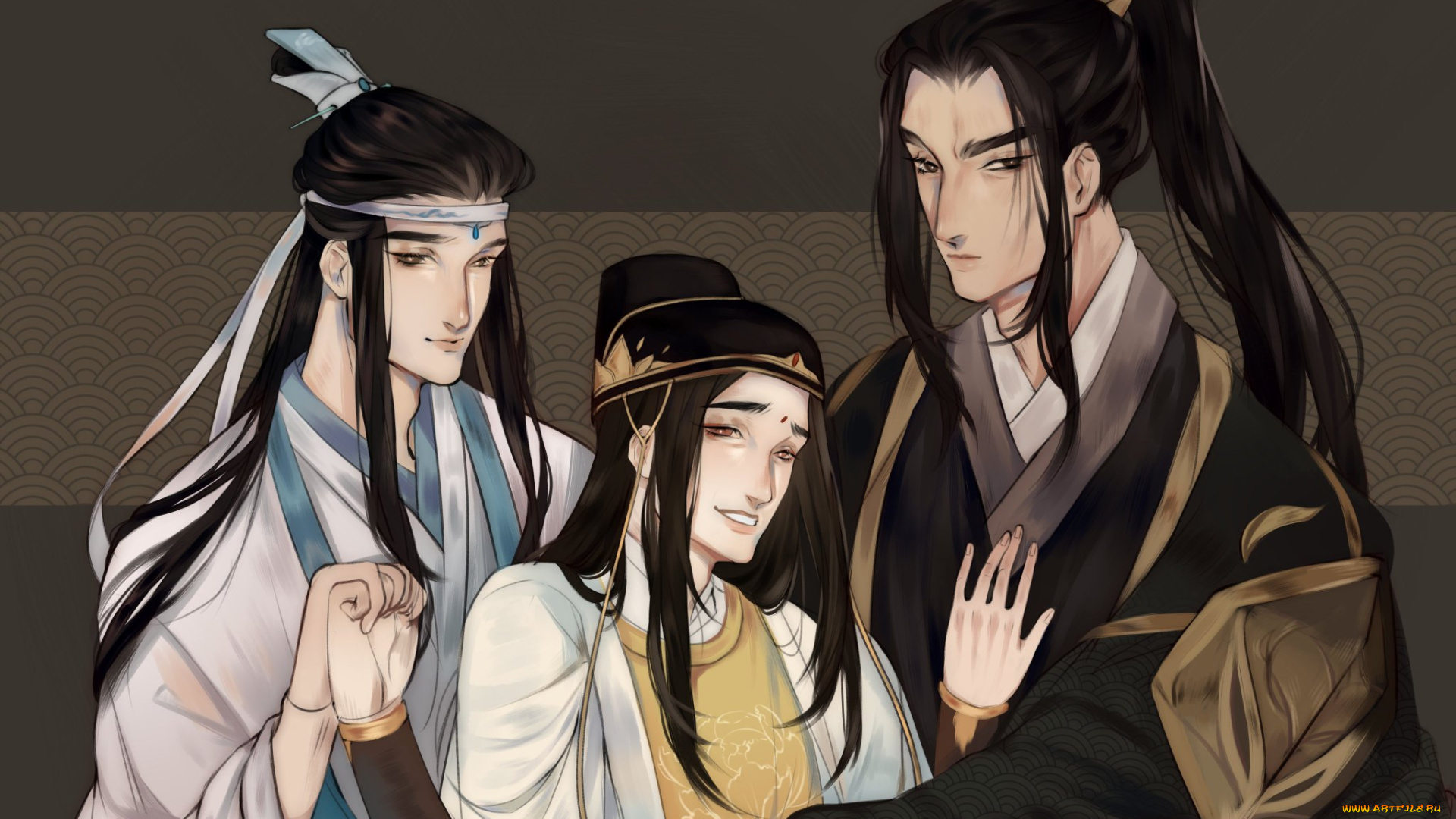 аниме, mo, dao, zu, shi, не, минцзюэ, лань, сичэнь, цзинь, гуанъяо