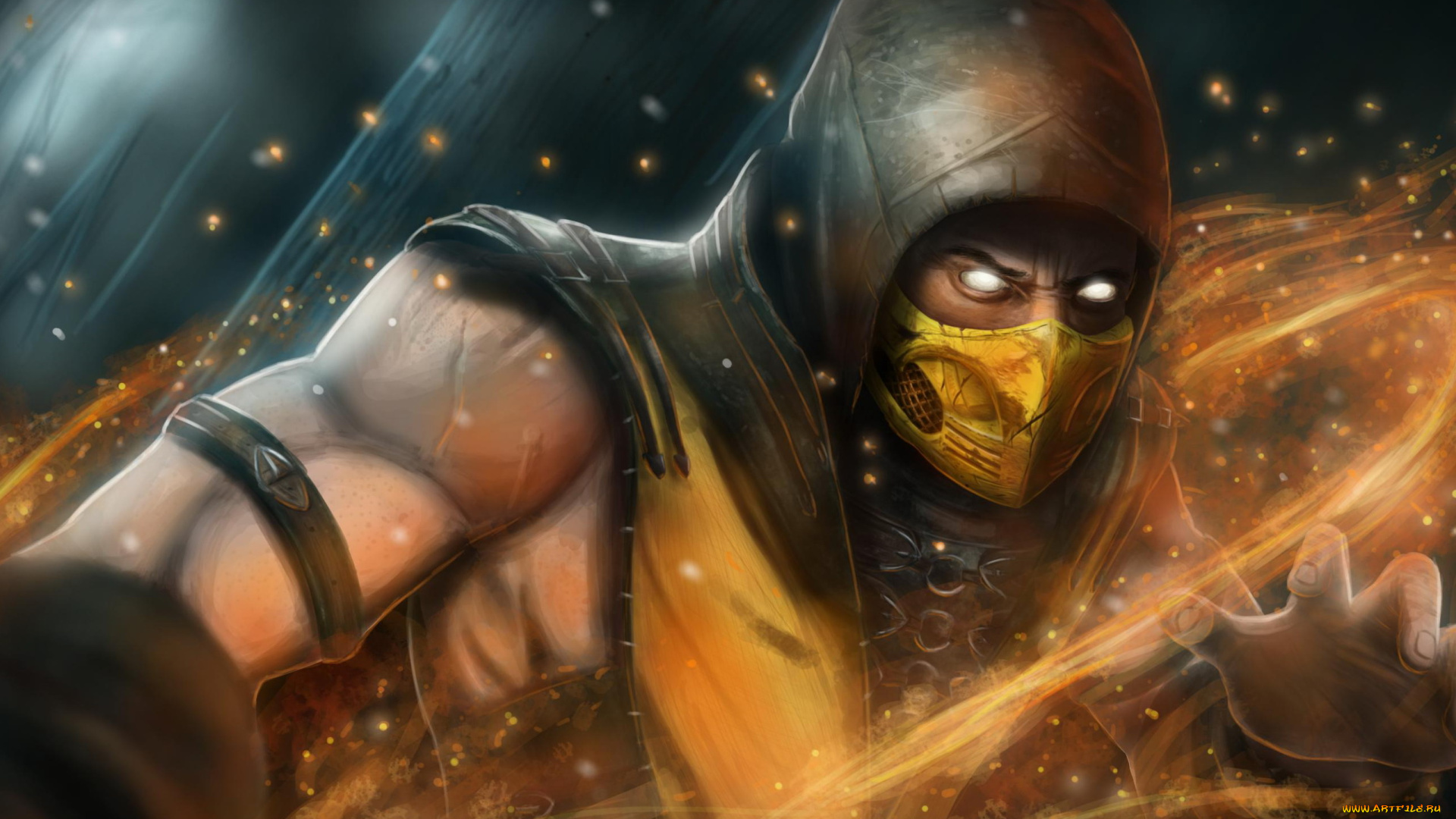 видео, игры, mortal, kombat, 11, боец, магия