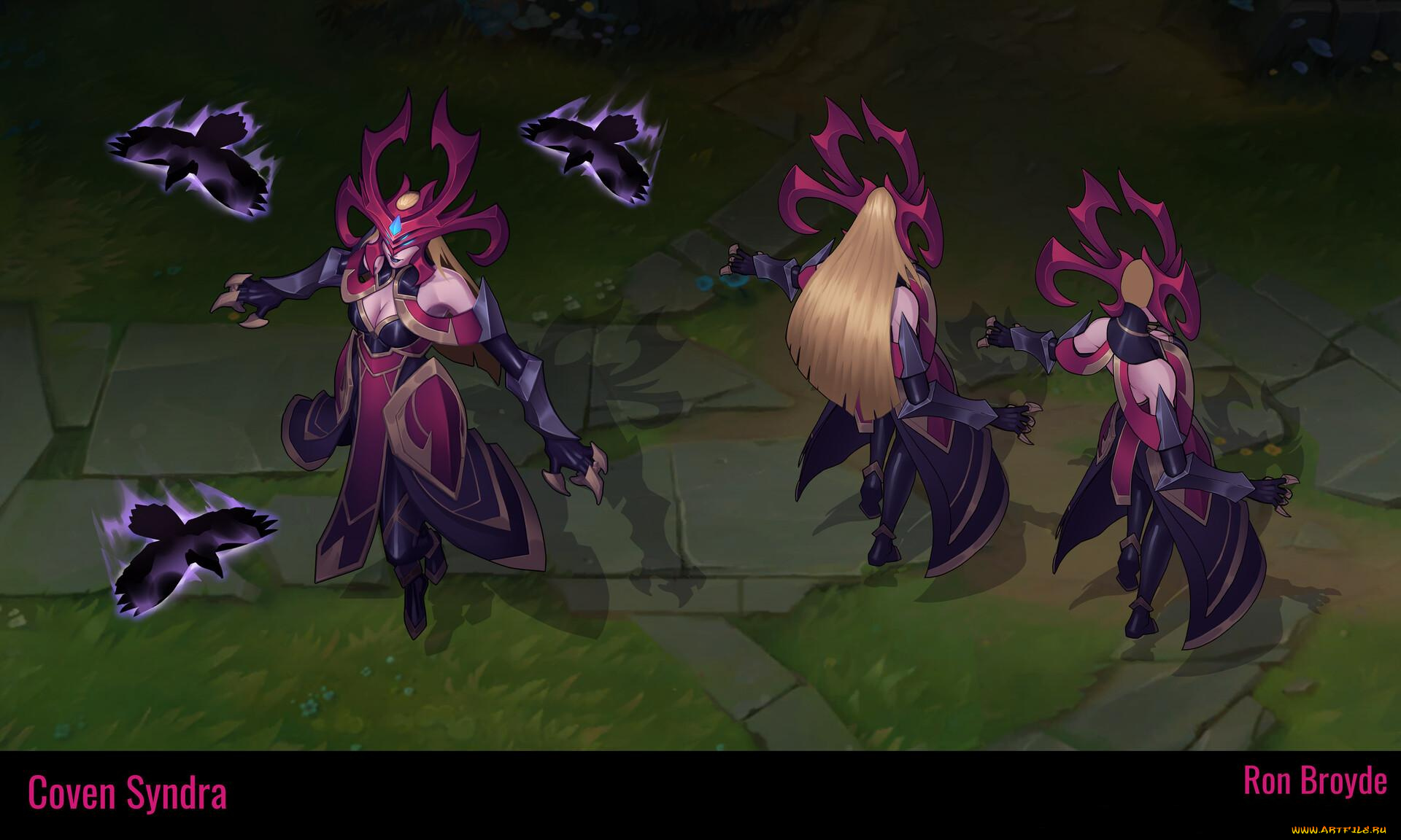 видео, игры, league, of, legends, syndra, ракурсы, образы