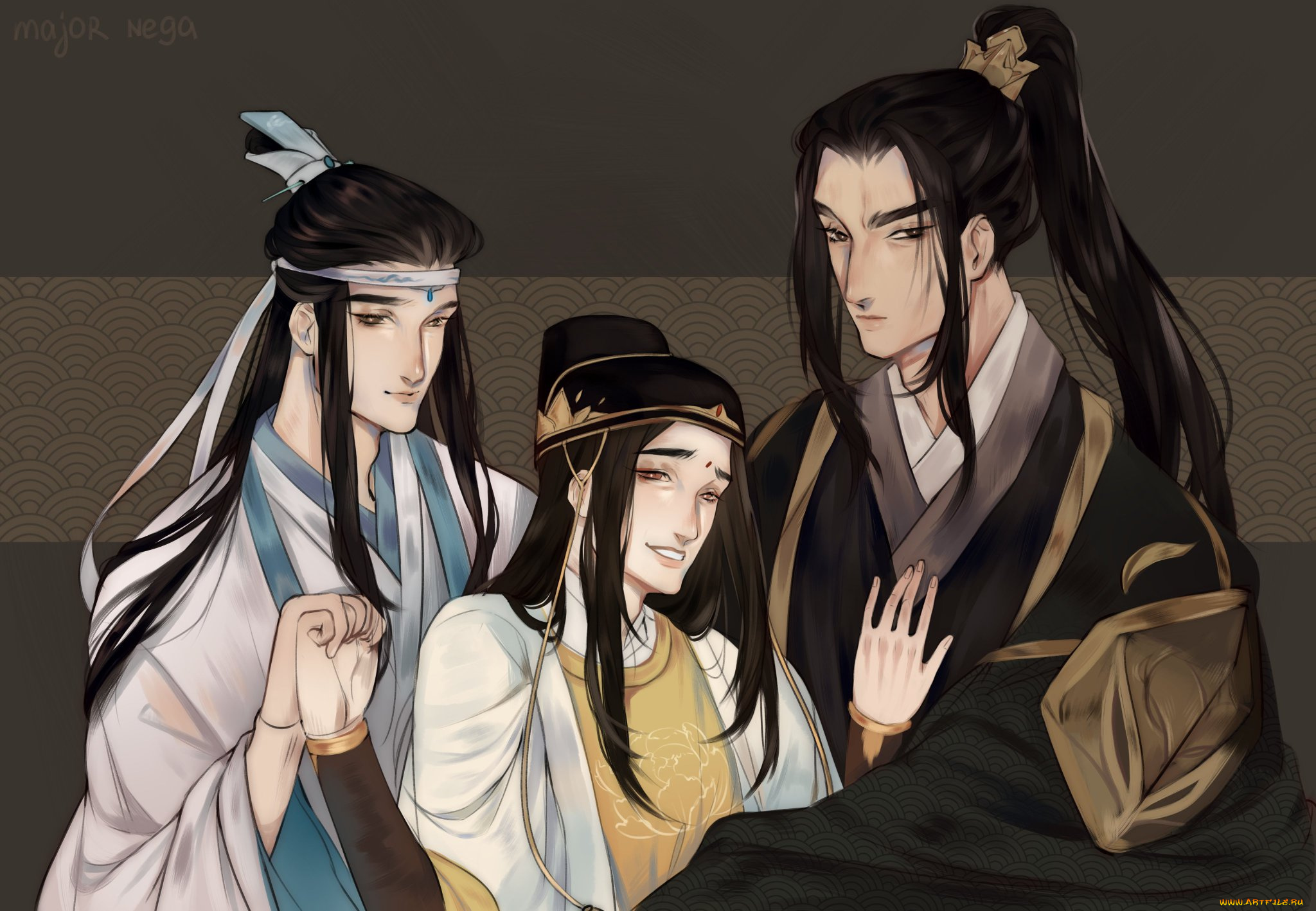 аниме, mo, dao, zu, shi, не, минцзюэ, лань, сичэнь, цзинь, гуанъяо