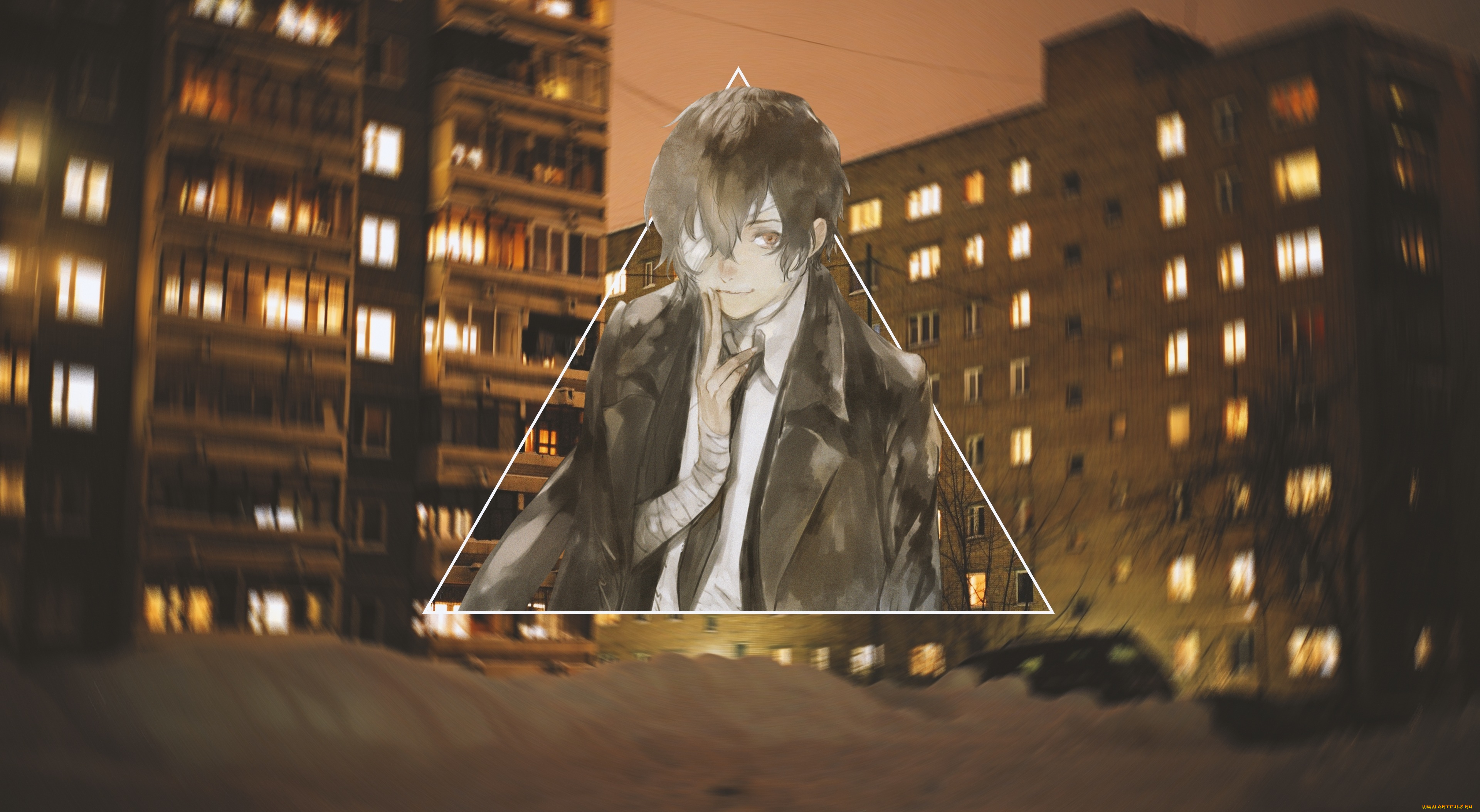 аниме, bungou, stray, dogs, бродячие, псы, литературные, гении