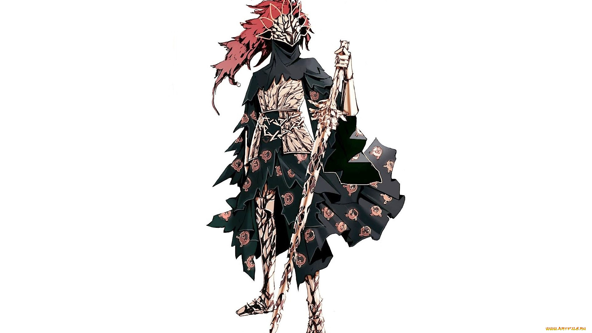 аниме, оружие, , техника, , технологии, наряд, маска, меч