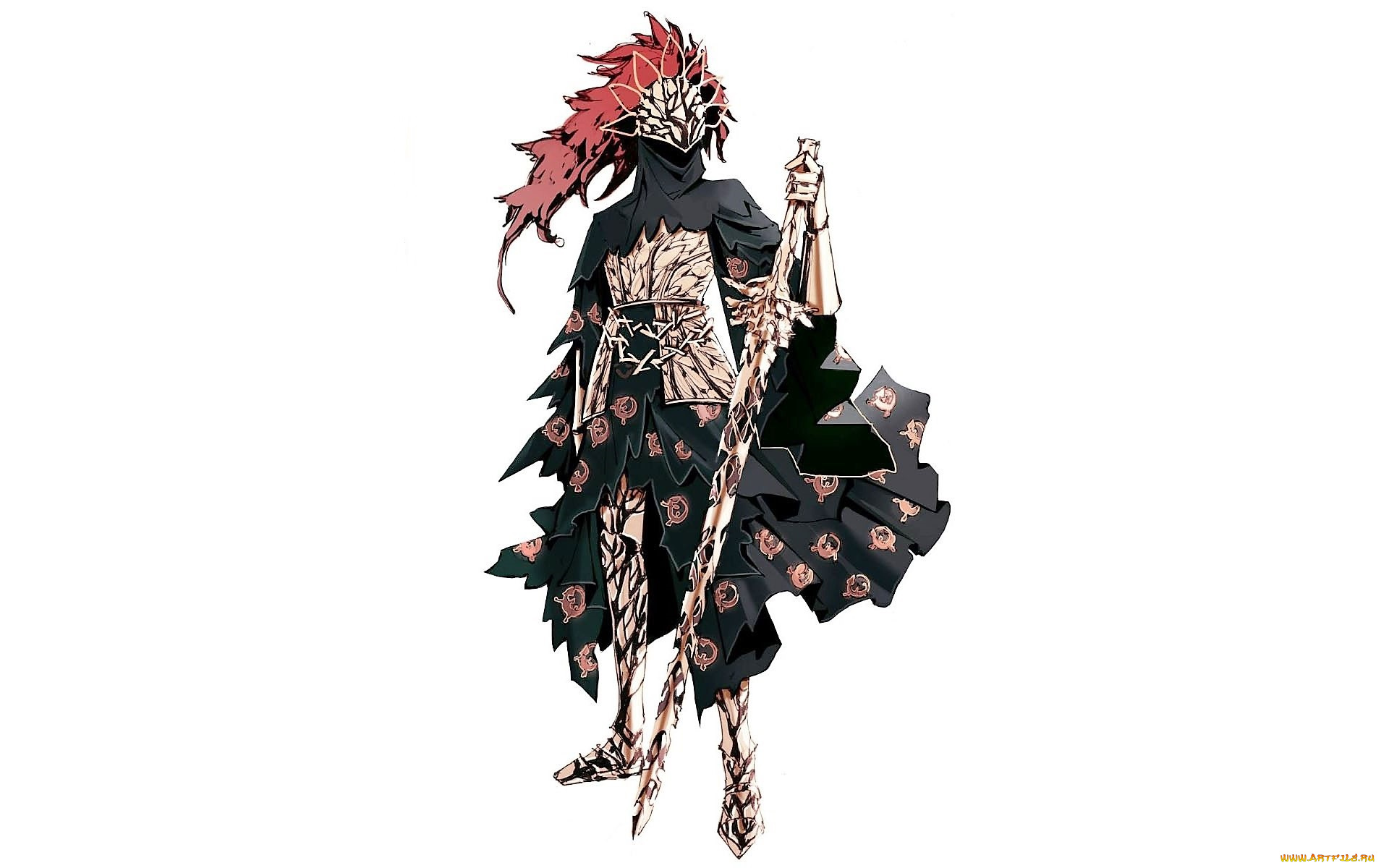 аниме, оружие, , техника, , технологии, наряд, маска, меч