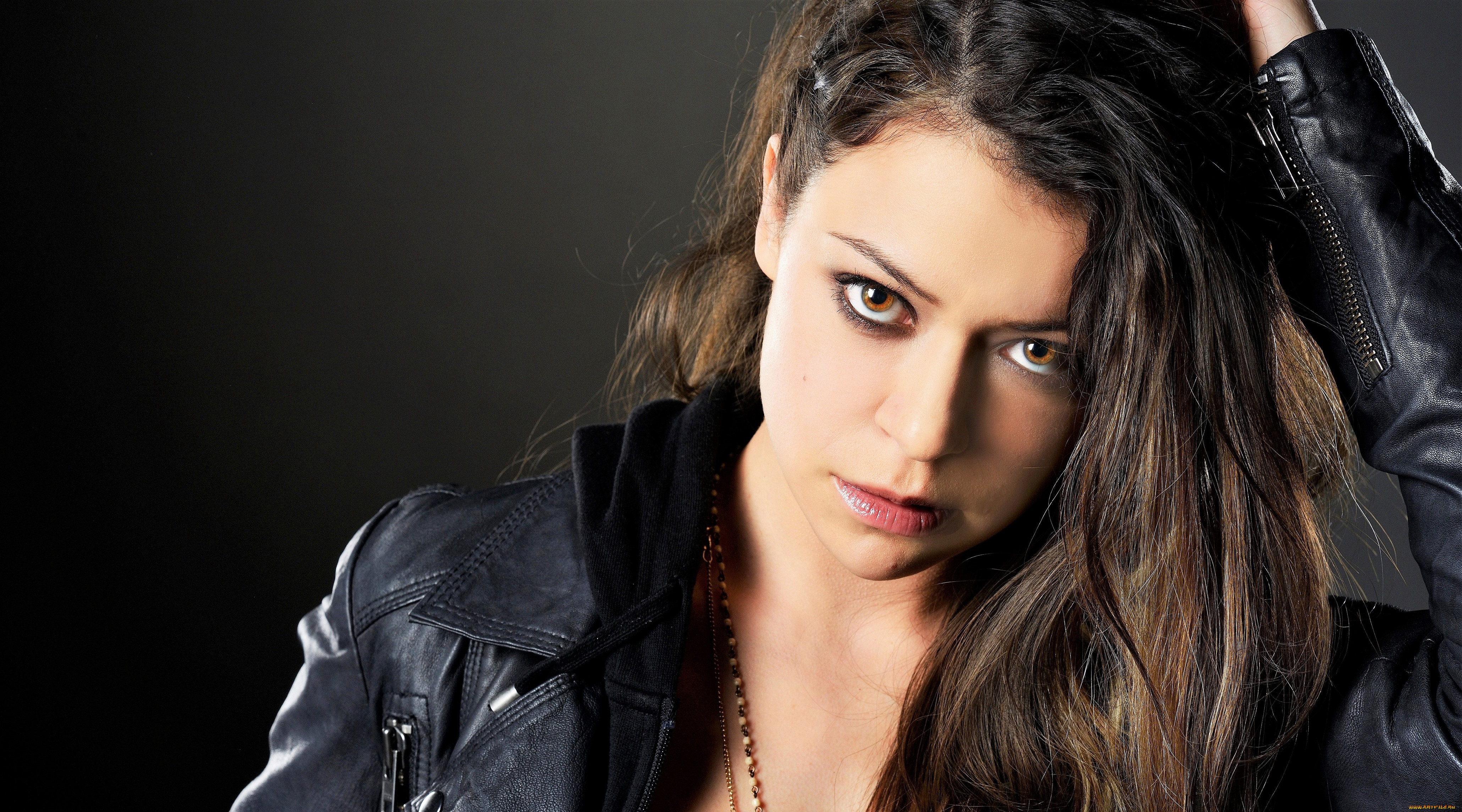 tatiana, maslani, девушки, -, лица, , портреты, шатенка, лицо, куртка