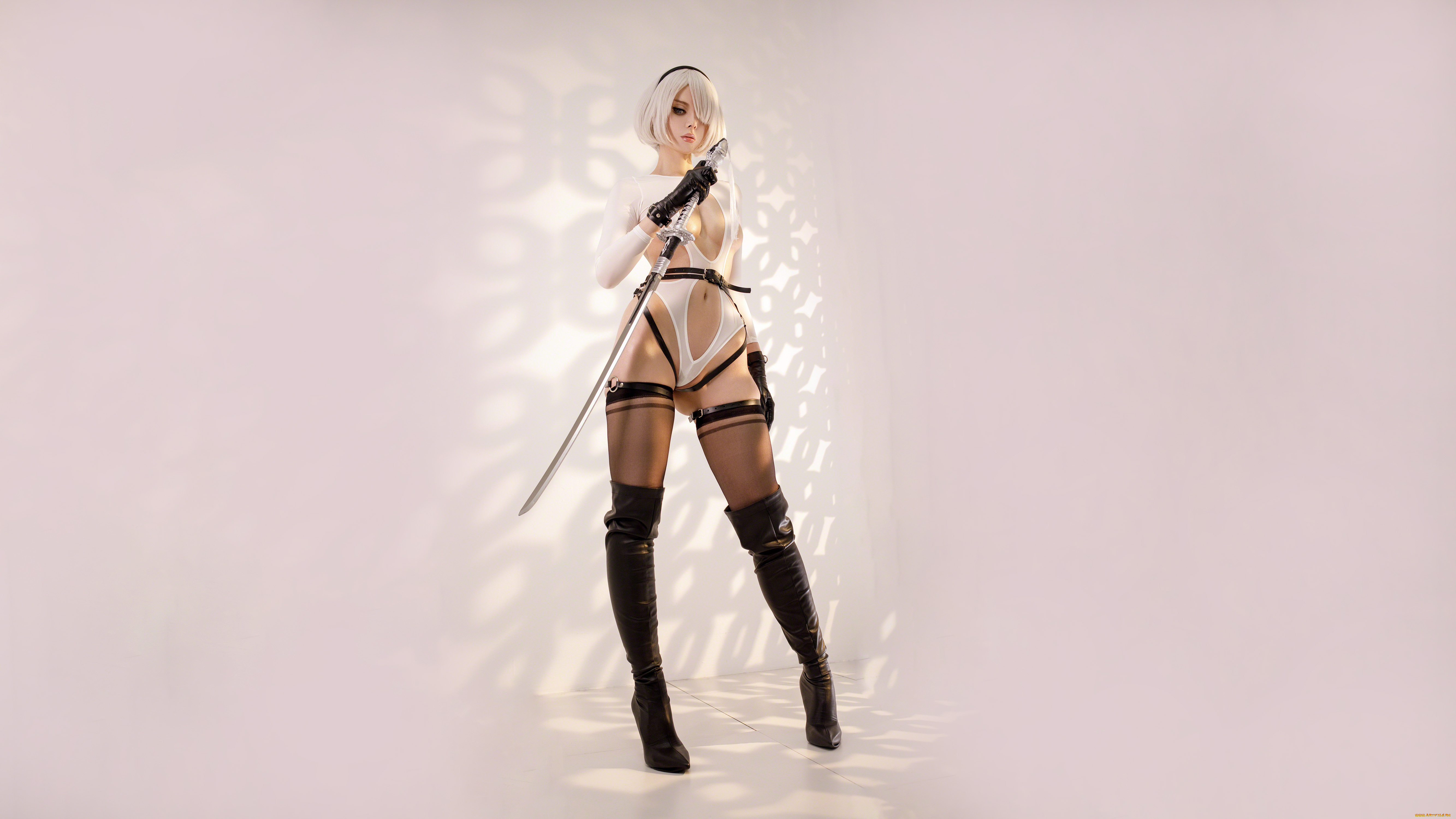 девушки, -, креатив, , косплей, automata, nier, vinnegal