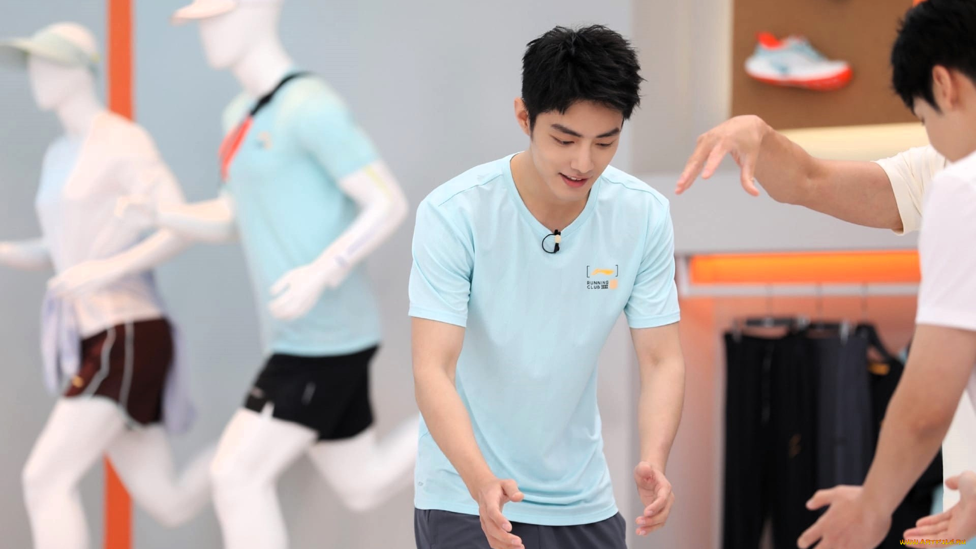 мужчины, xiao, zhan, актер, футболка, люди, манекены