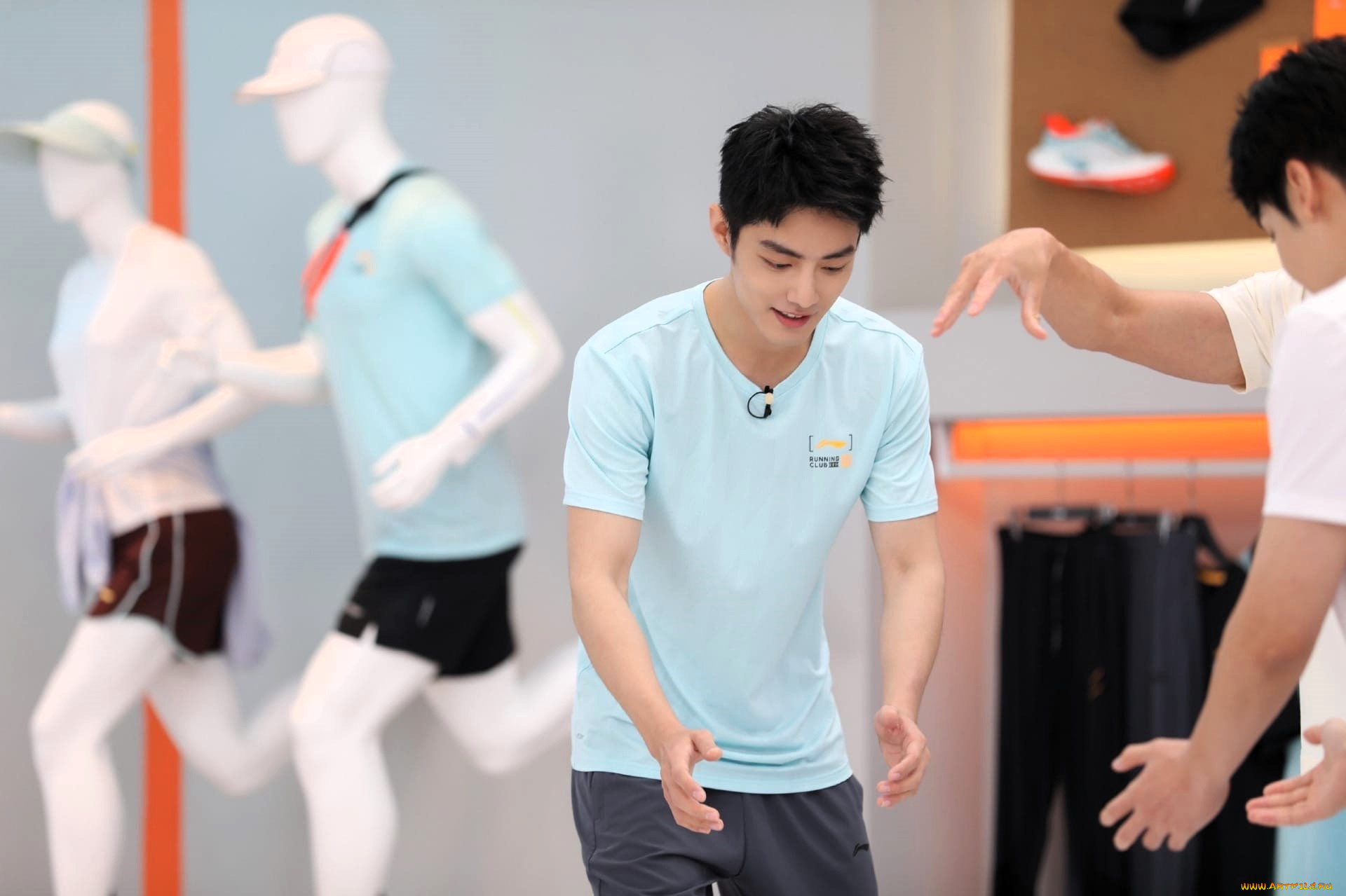 мужчины, xiao, zhan, актер, футболка, люди, манекены