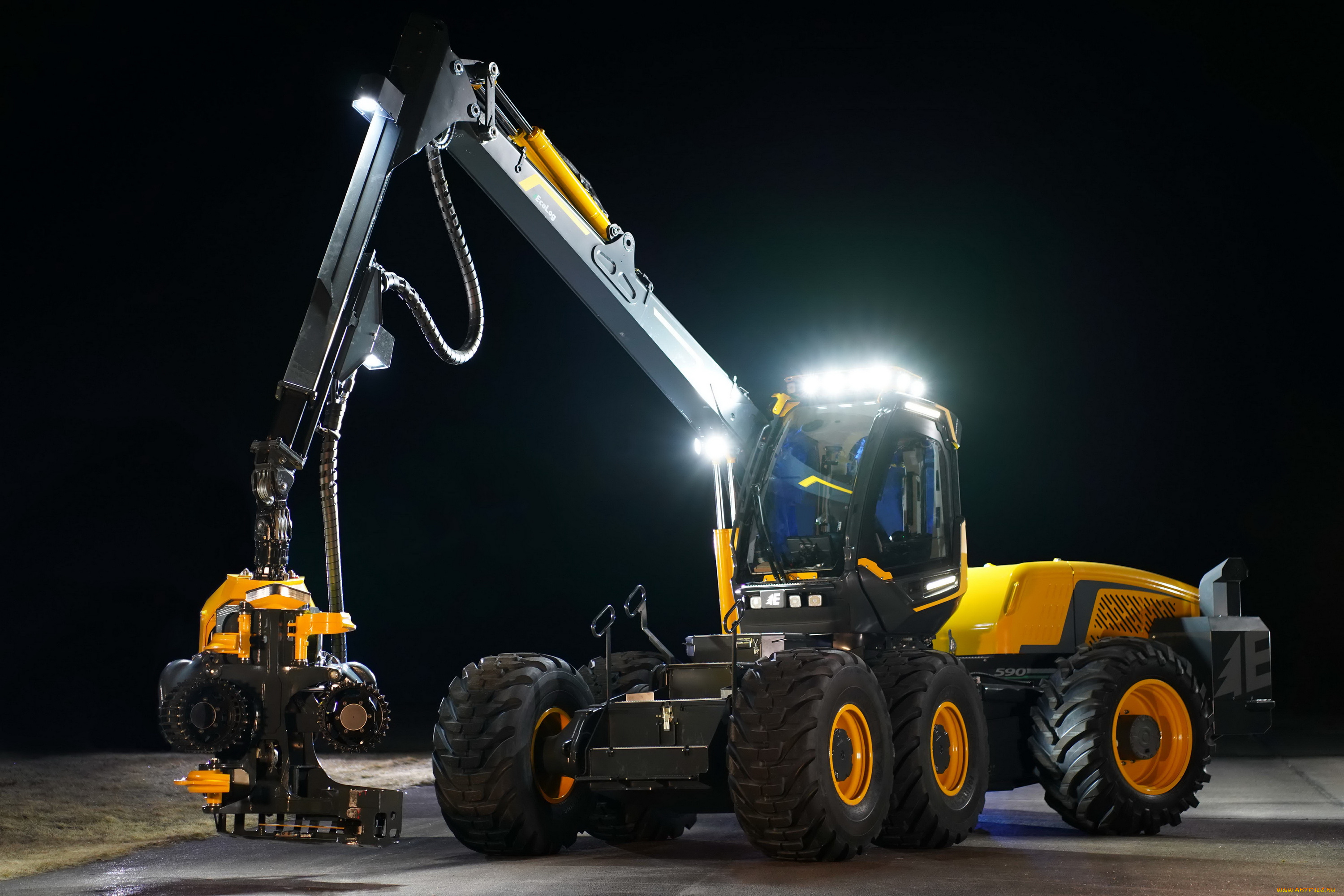 техника, лесоповалочная, техника, eco, log