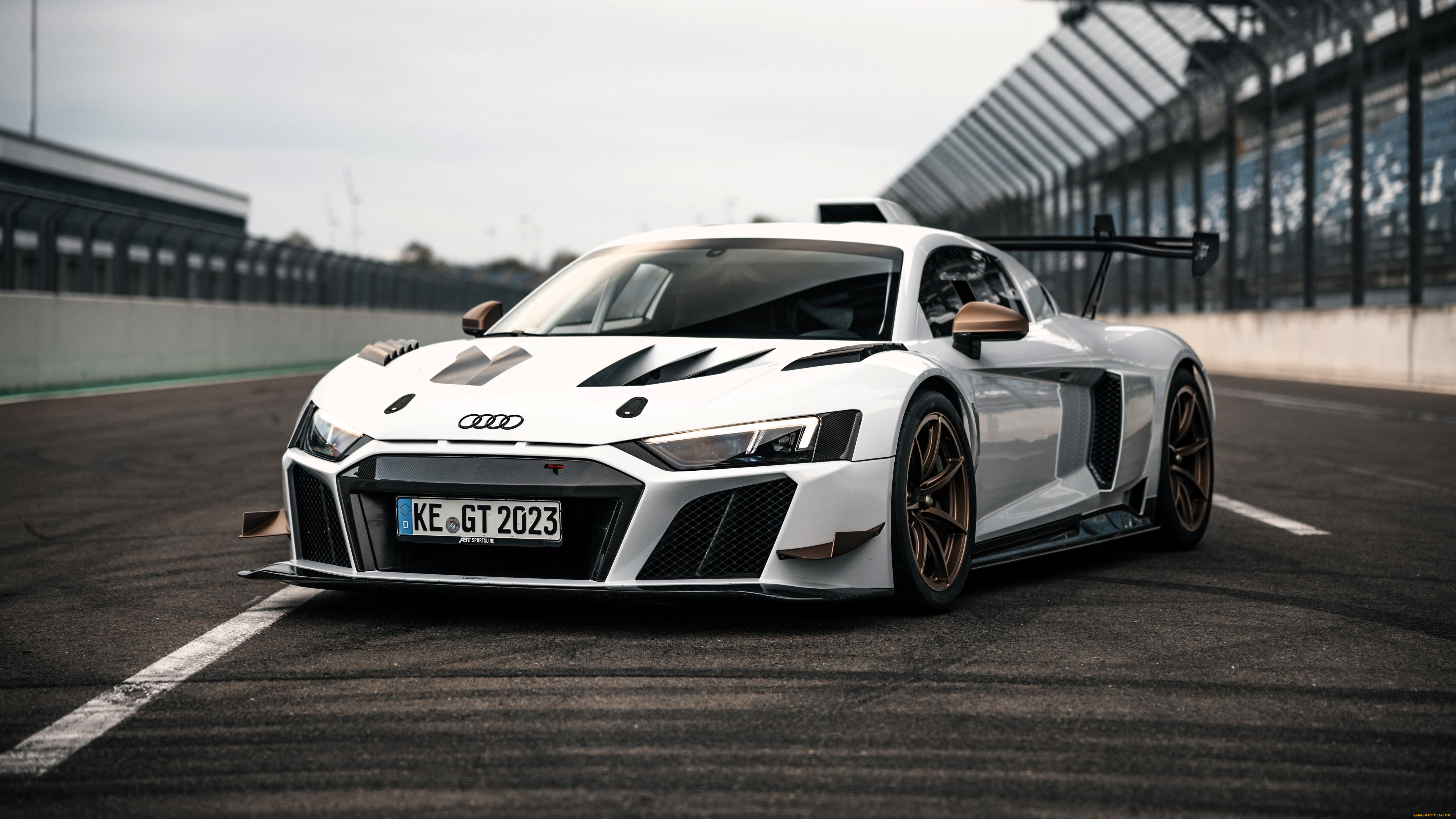 abt, sportsline, xgt, audi, r8, lms, gt2, автомобили, audi, белый, трасса, стадион