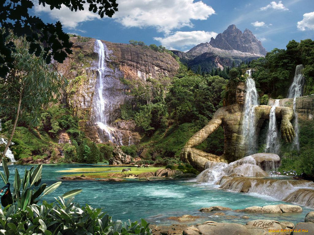 фэнтези, пейзажи