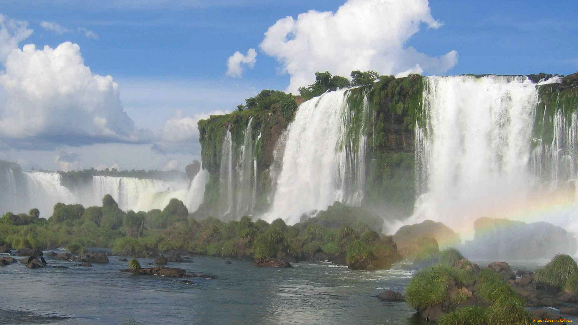 природа, водопады