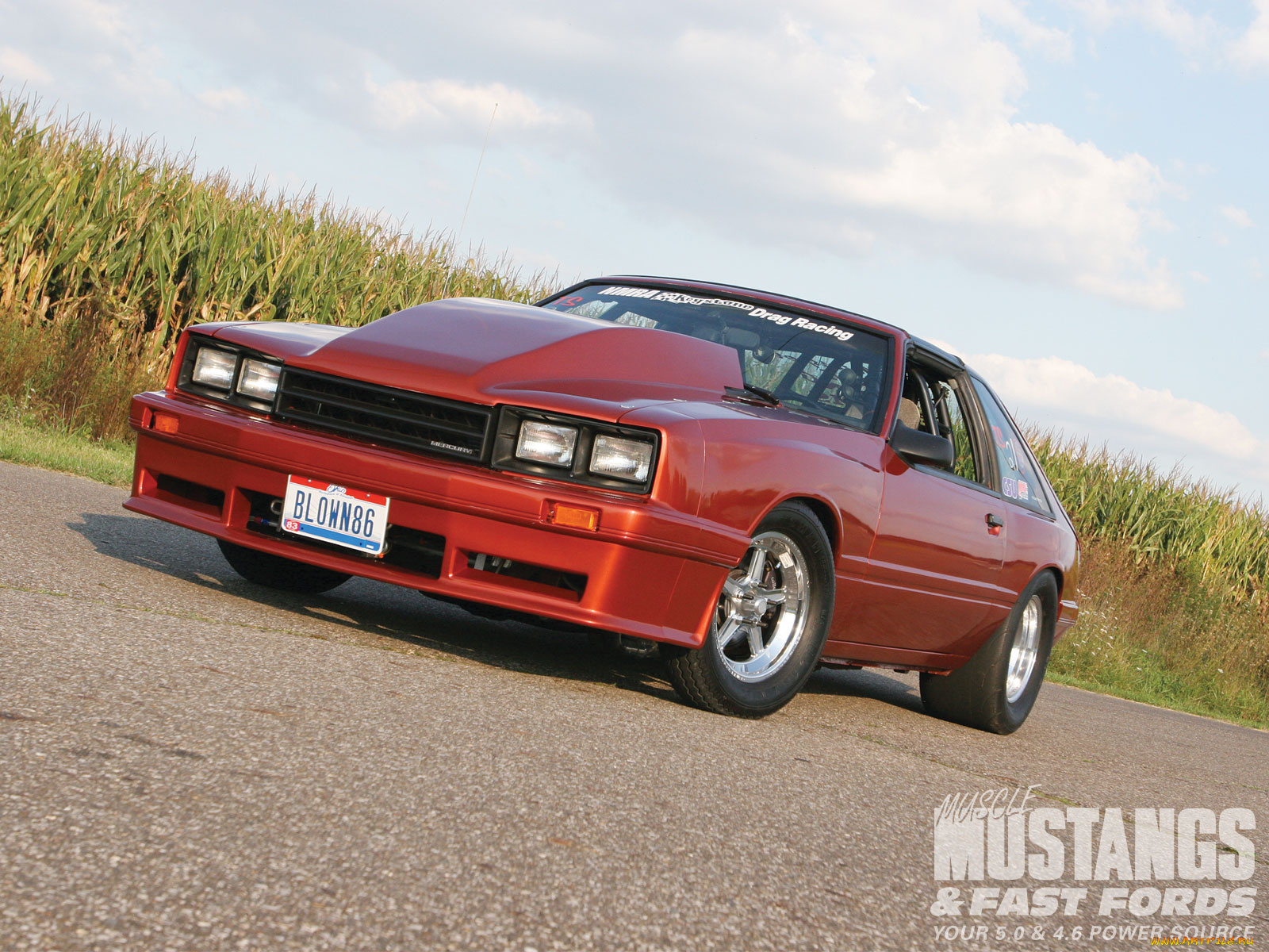 1986, mercury, capri, автомобили, hotrod, dragster