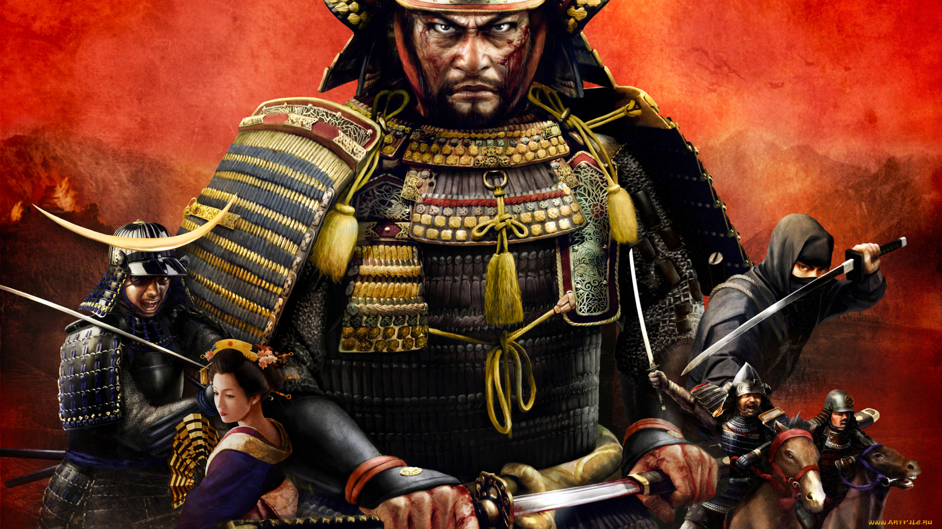total, war, shogun, artwork, видео, игры, ii