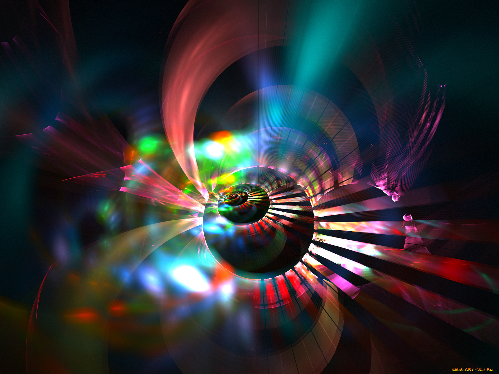 3д, графика, fractal, фракталы, узор, фон, цвета