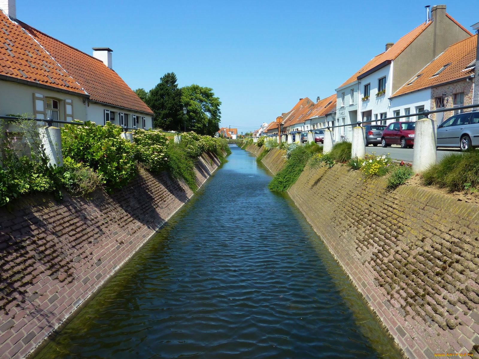 lissewege, города, улицы, площади, набережные, бельгия, канал