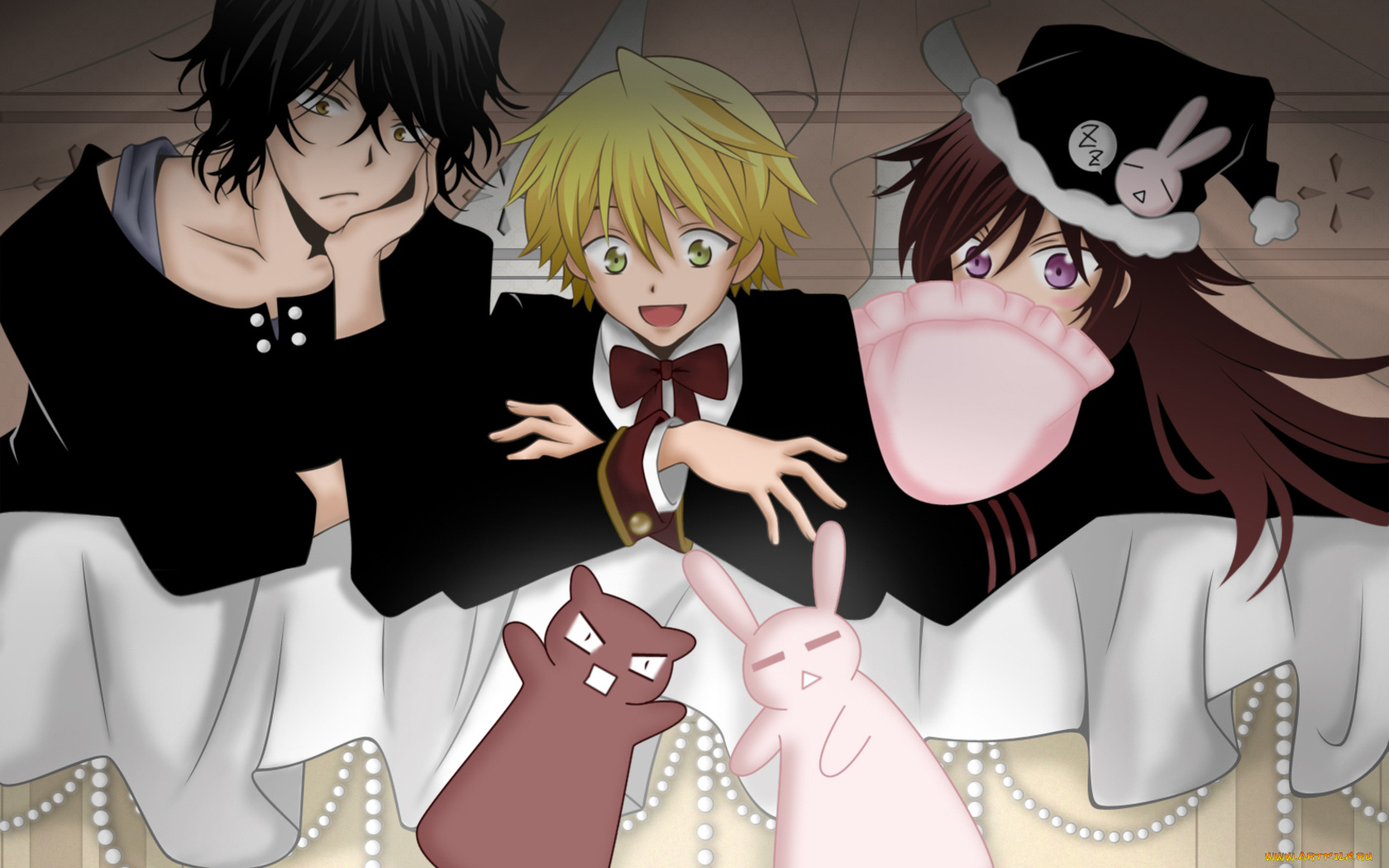 аниме, pandora, hearts, alice, gilbert, nightray, oz, vessalius