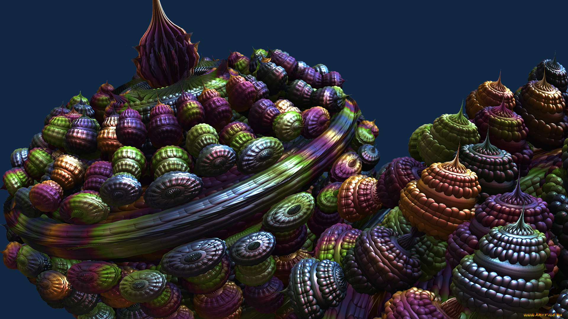 3д, графика, fractal, фракталы