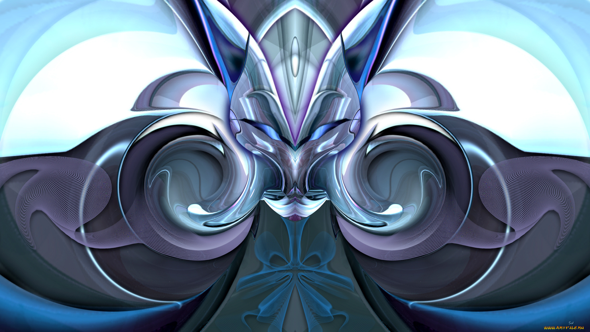 3д, графика, fractal, фракталы, узор