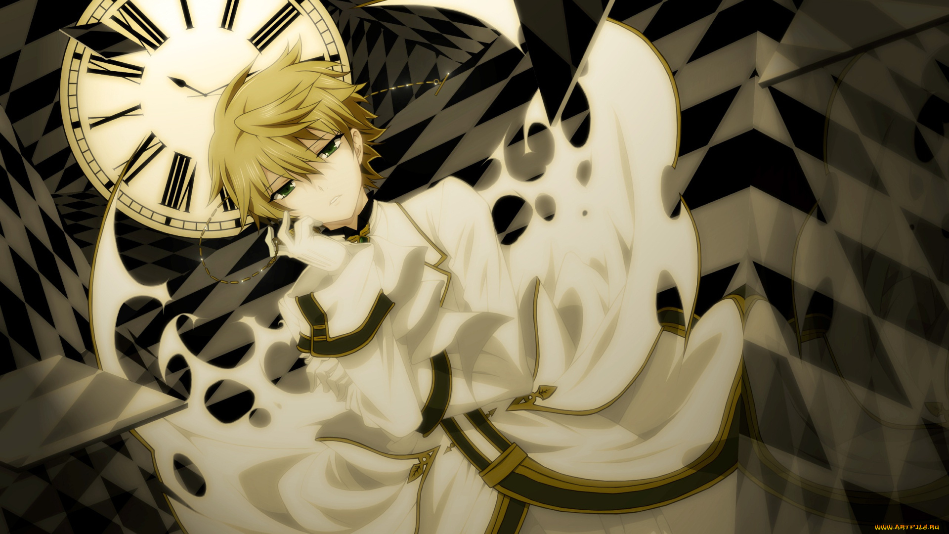 аниме, pandora, hearts, oz, vessalius