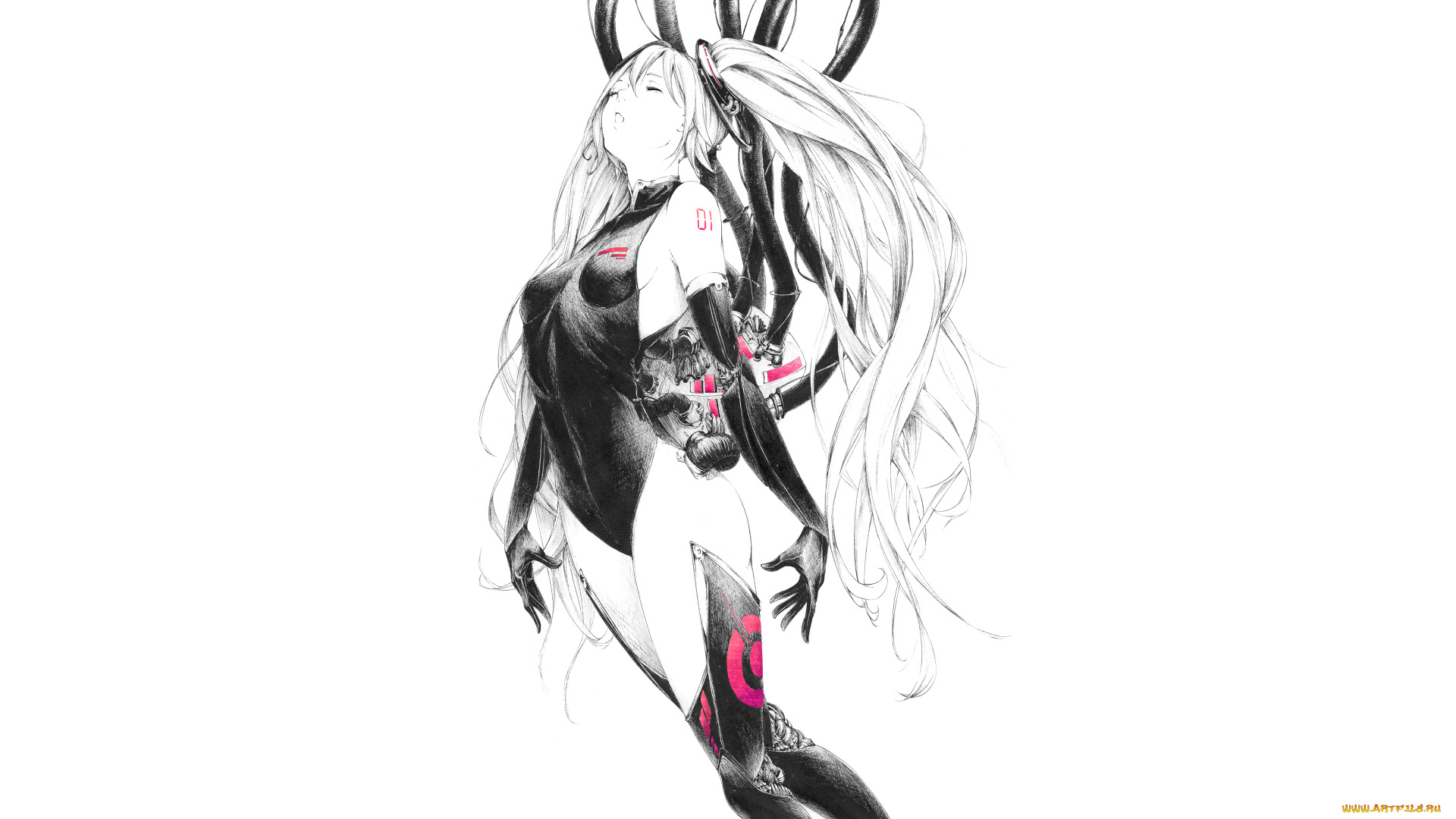 аниме, vocaloid, miku