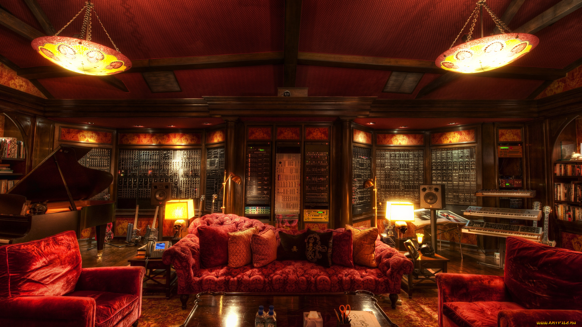 интерьер, другое, хэнс, зиммер, студия