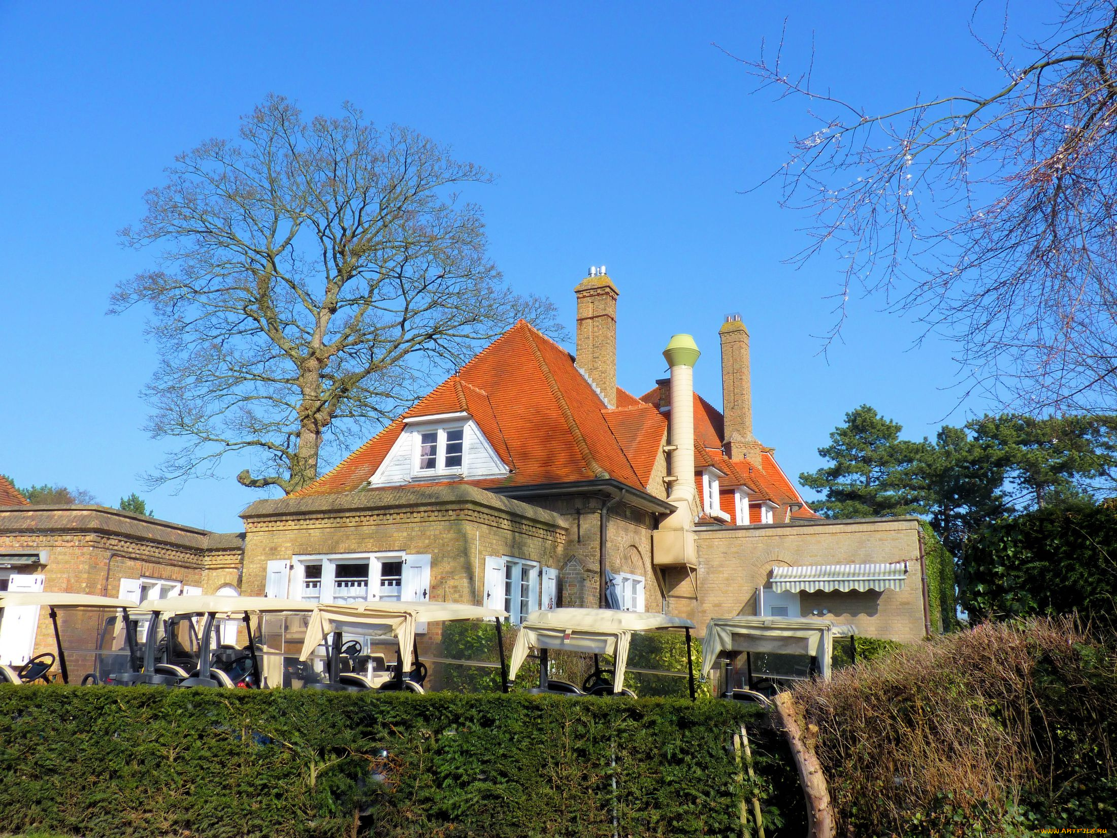 royal, zoute, golf, club, города, здания, дома, бельгия