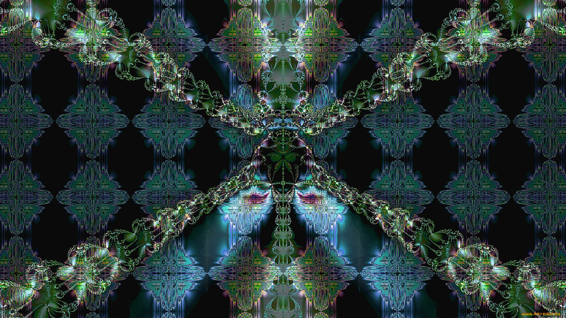 3д, графика, fractal, фракталы, узор, цвета, фон