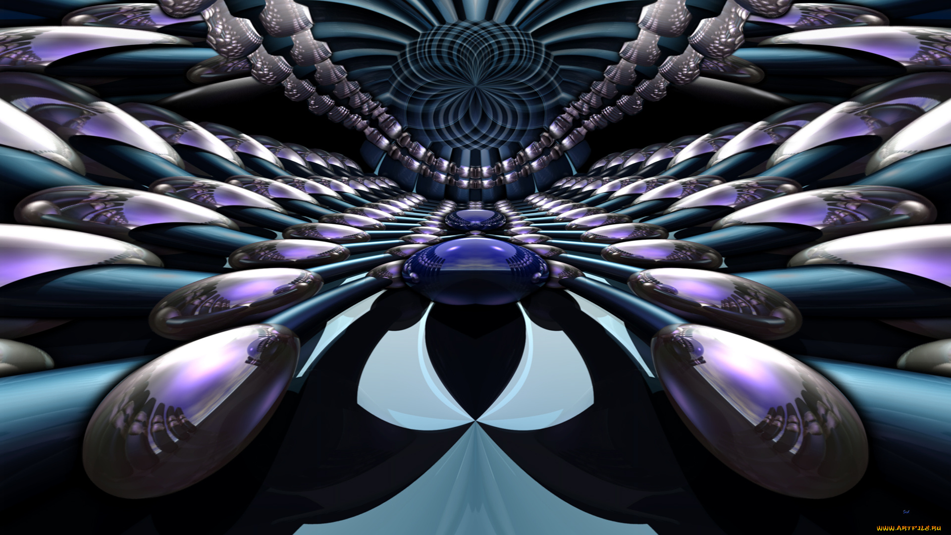 3д, графика, fractal, фракталы, узор, фон, изгибы