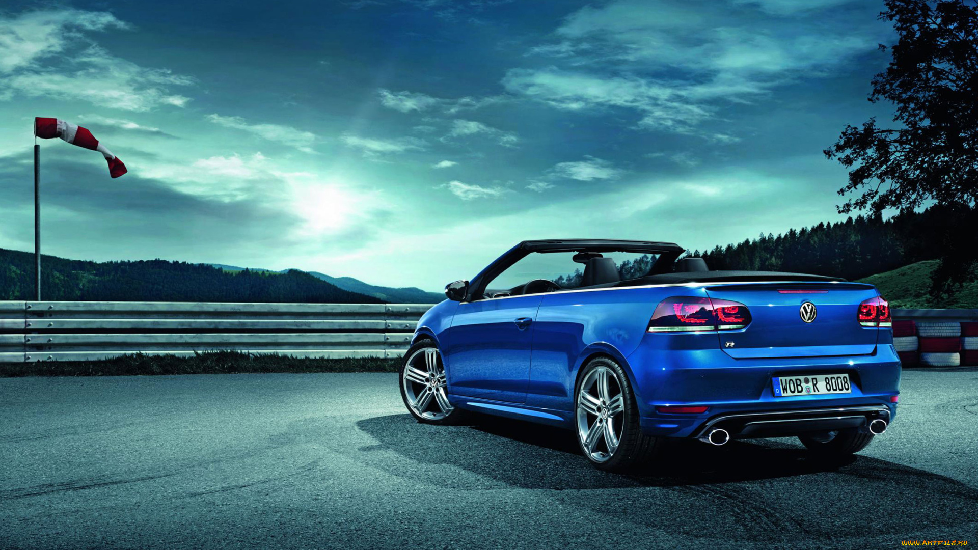 автомобили, volkswagen, cabriolet, golf, r