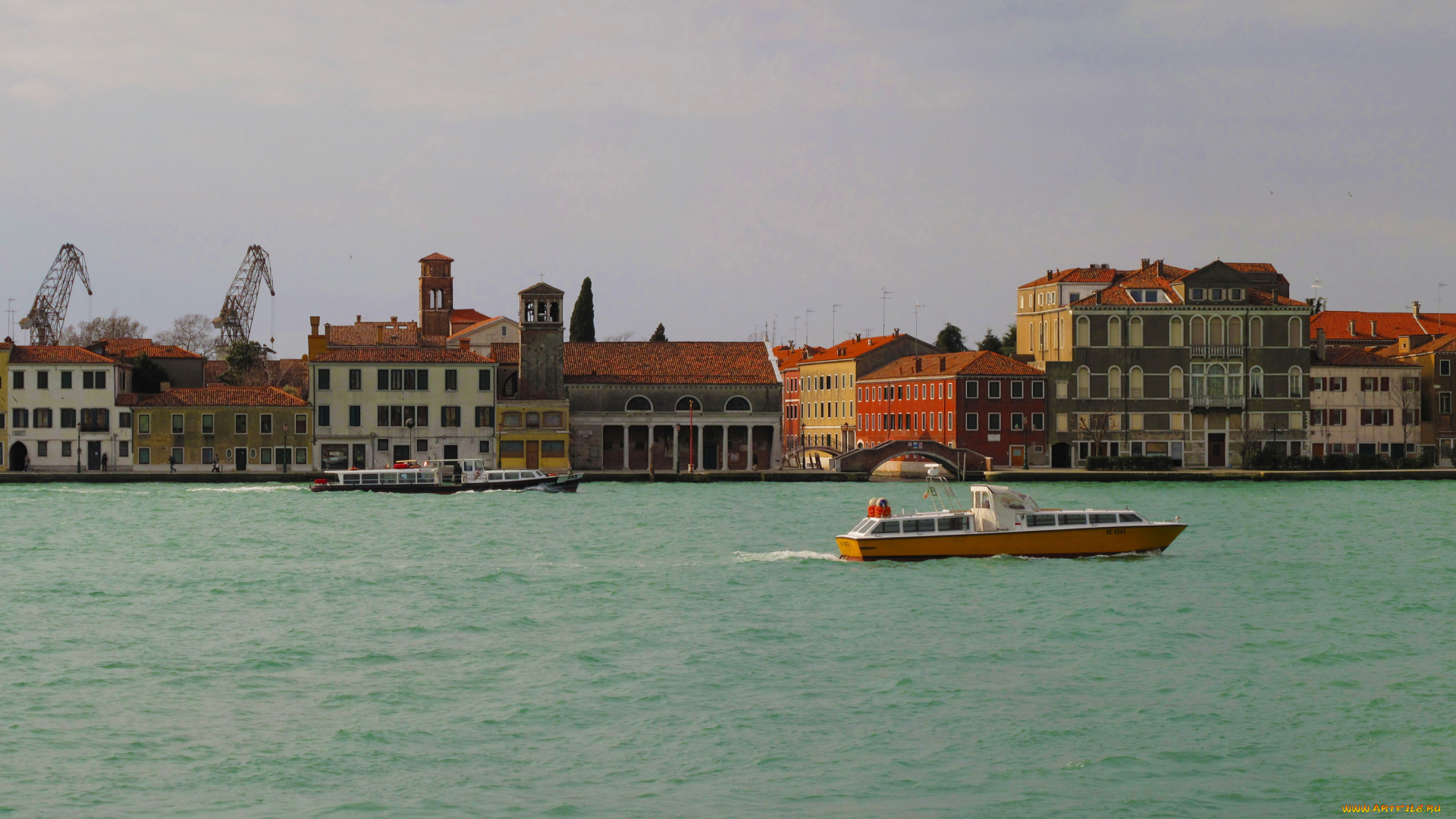 италия, венеция, города, канал, дома