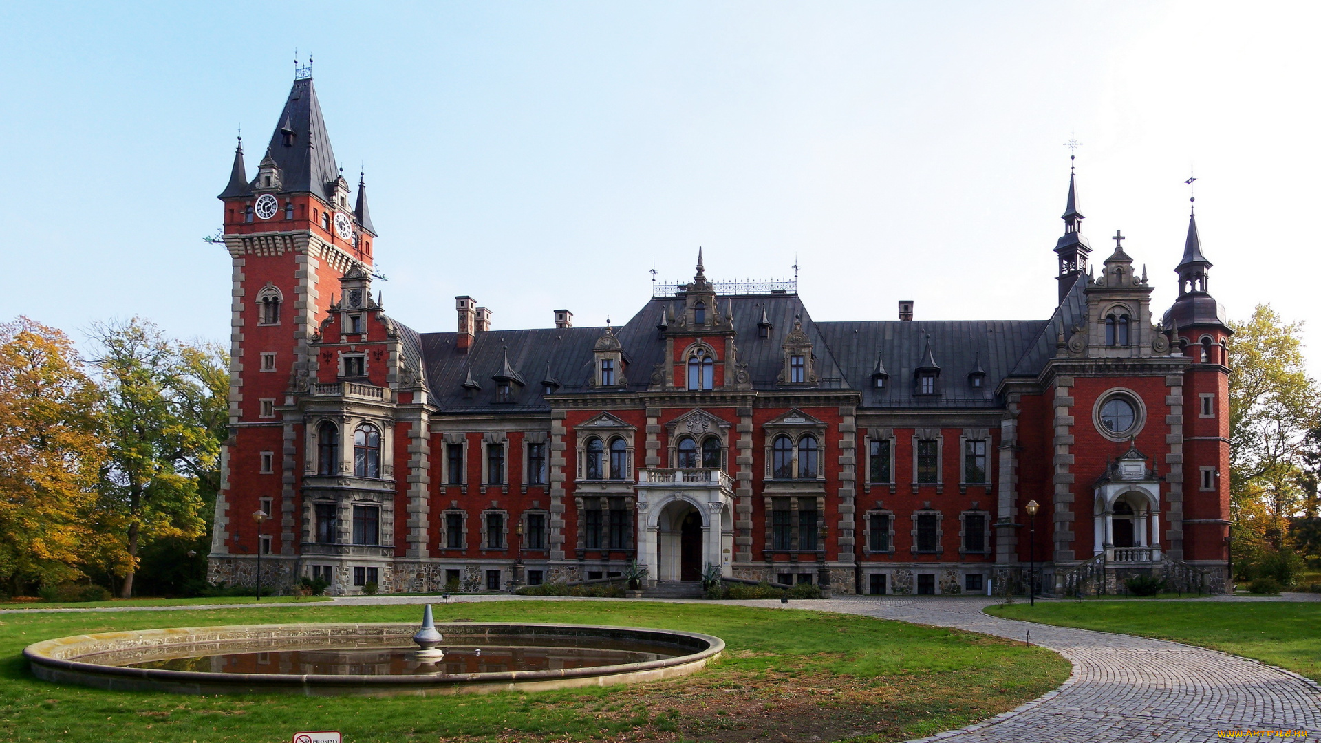 plawniowice, palac, польша, города, дворцы, замки, крепости, дворец