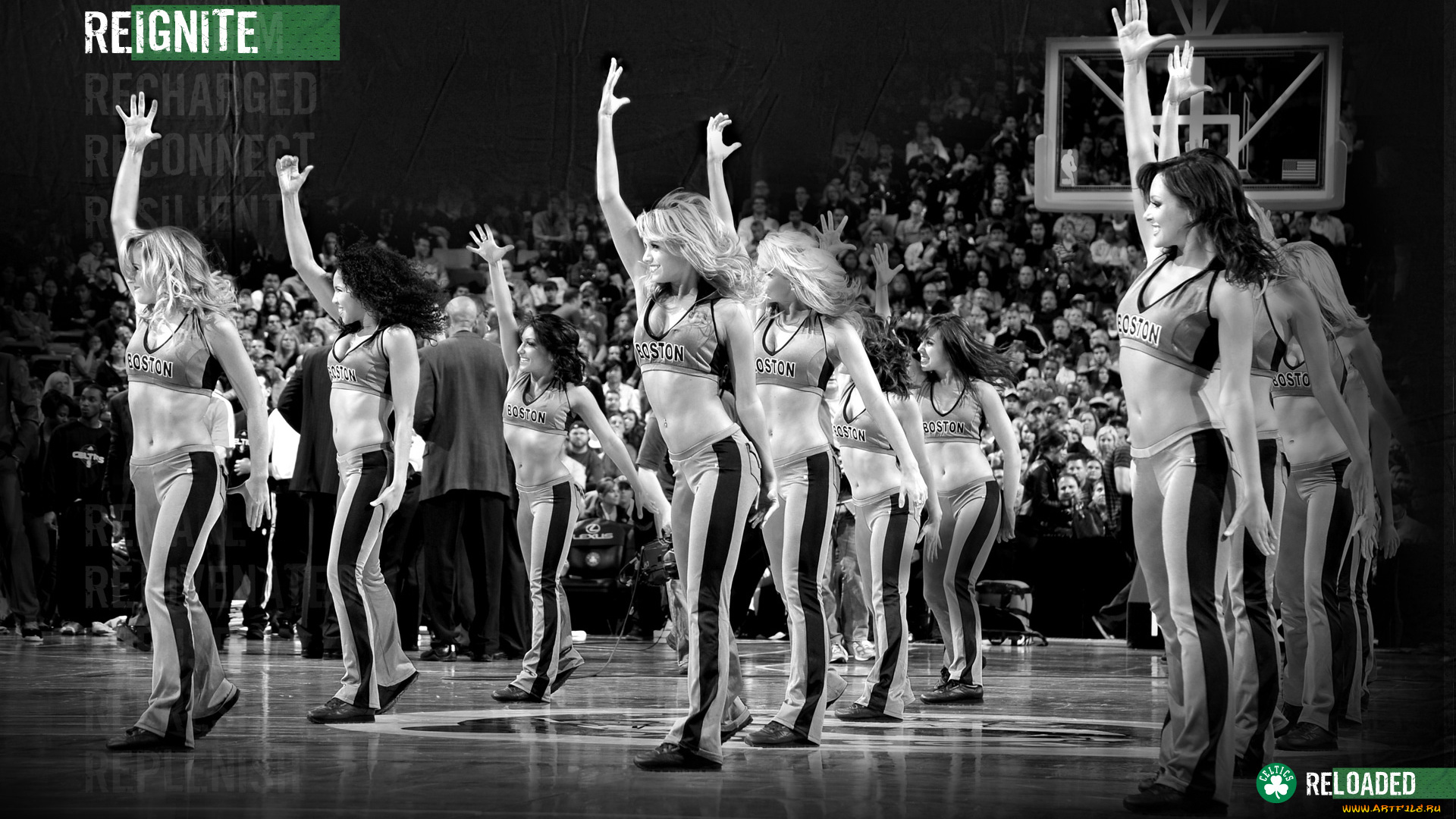 спорт, группы, поддержки, девушка, баскетбол