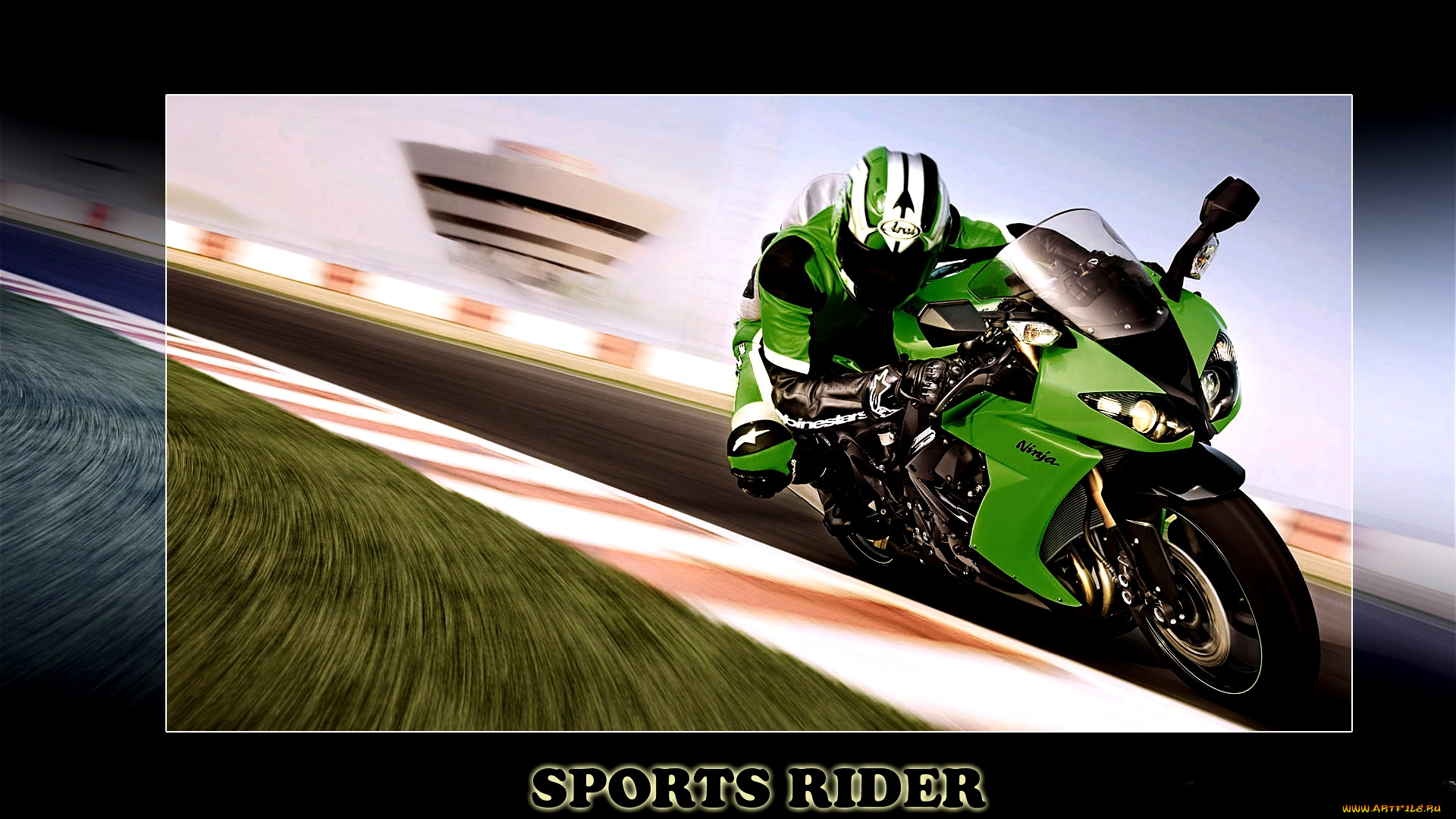 спорт, мотоспорт, вираж, гонщик, трасса