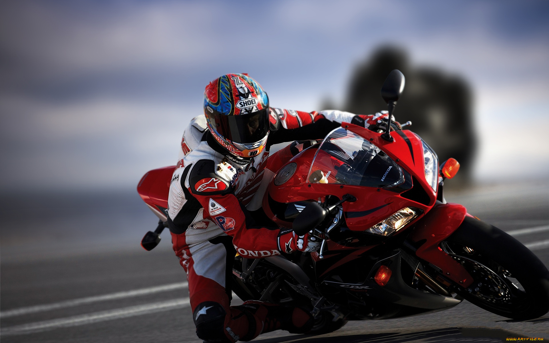 спорт, мотоспорт, гонки, трасса, байк, вираж