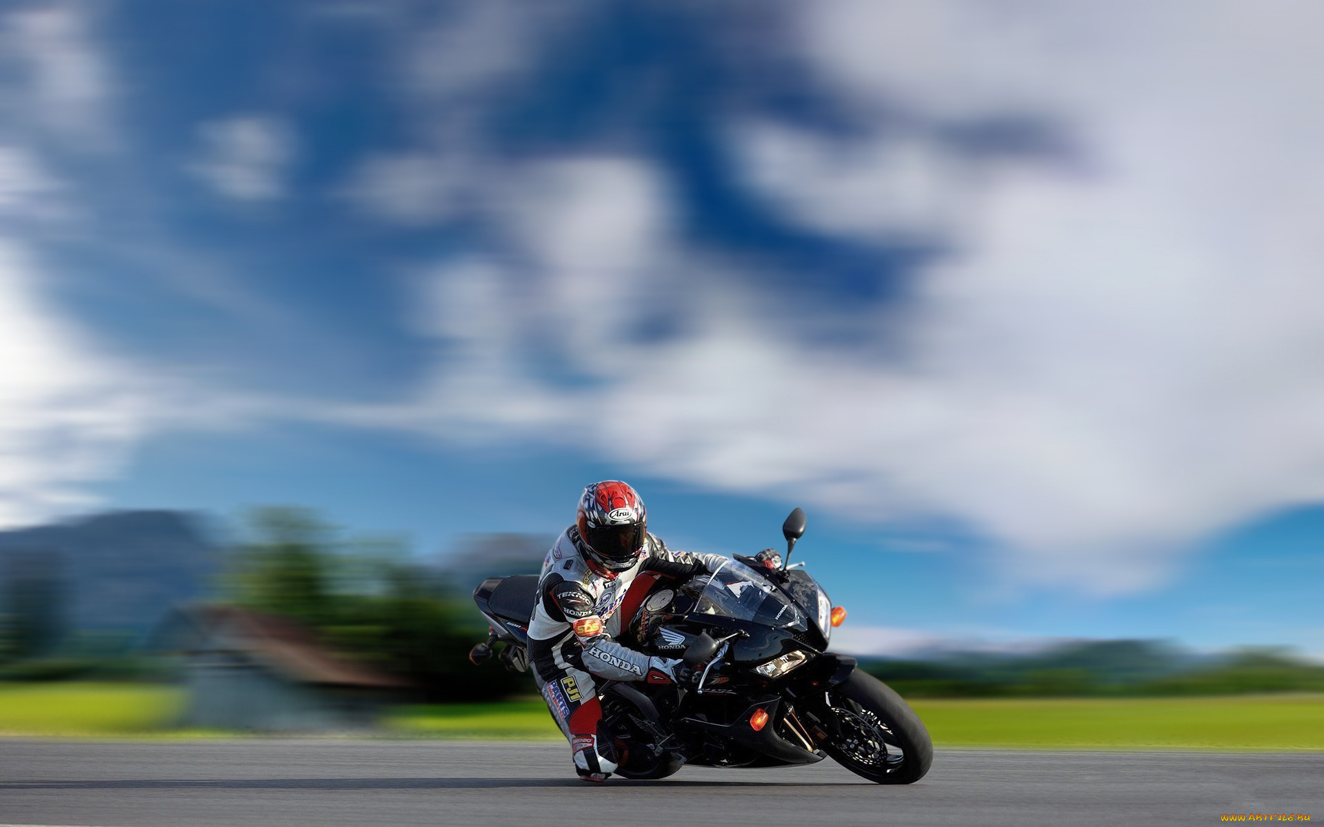 спорт, мотоспорт, трасса, вираж, гонки