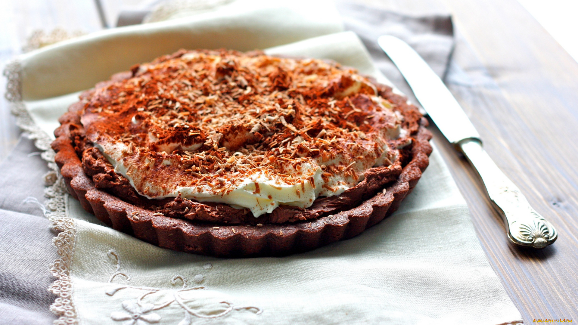 еда, пироги, пирог, салфетка, шоколад, выпечка