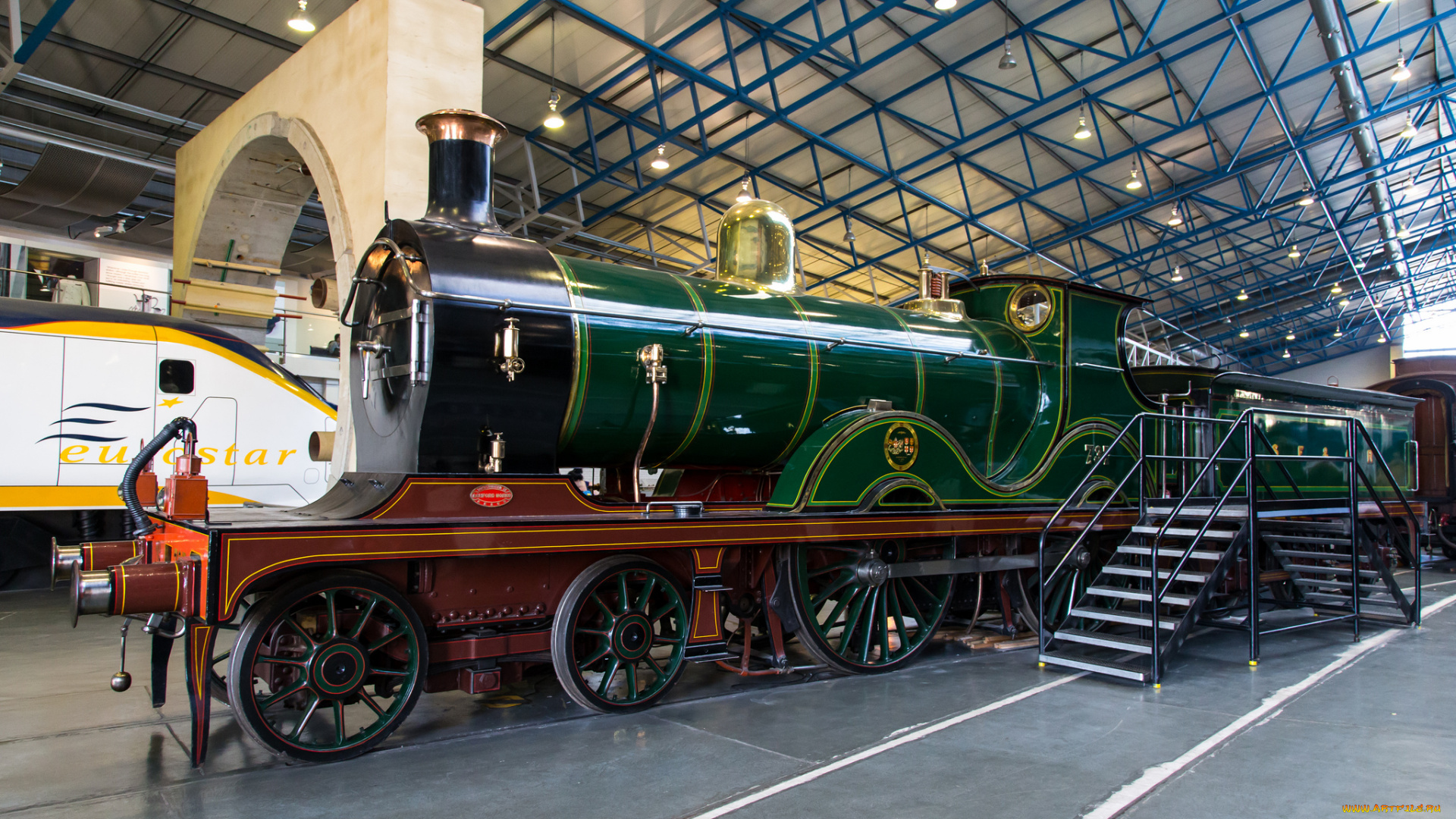 техника, паровозы, дорога, железная, рельсы, паровоз