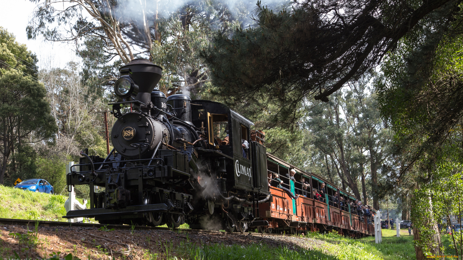 техника, паровозы, железная, рельсы, паровоз, дорога
