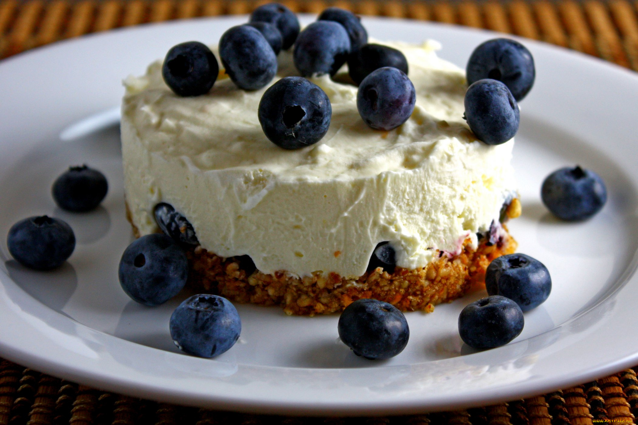 еда, мороженое, , десерты, десерт, черника