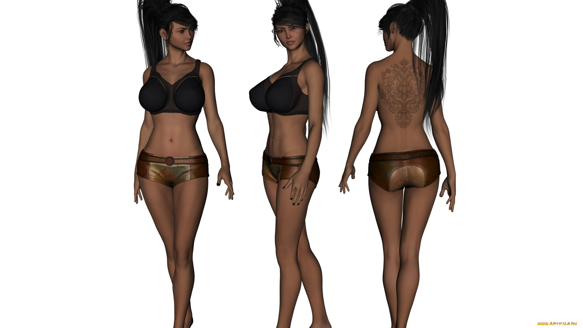 3д, графика, люди, , people, фон, взгляд, девушки