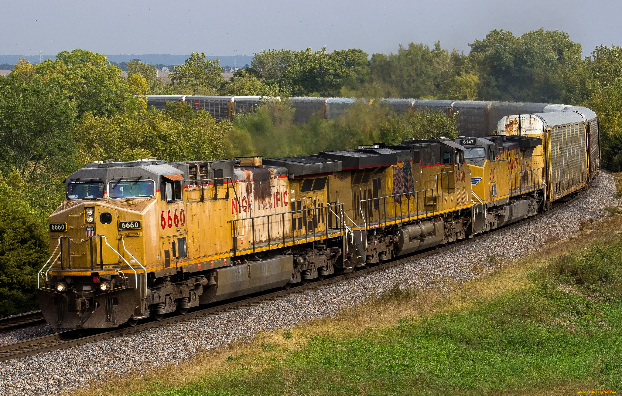 техника, поезда, состав, локомотив, дорога, железная