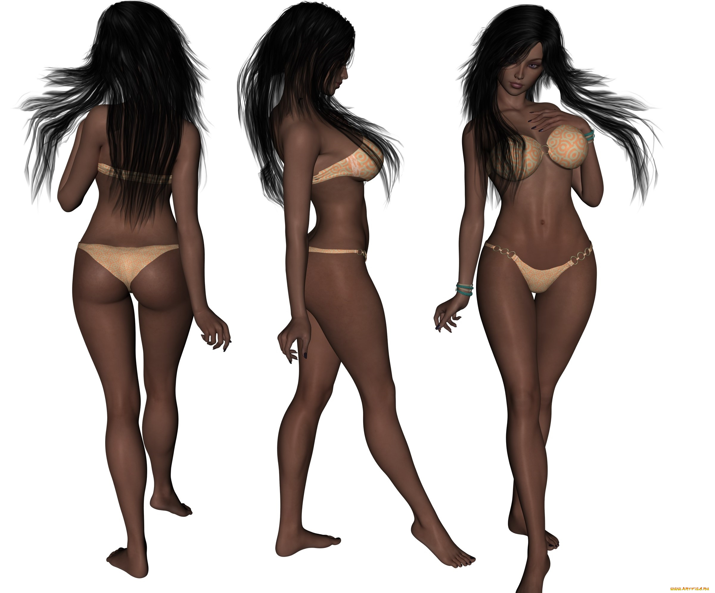 3д, графика, люди, , people, фон, взгляд, девушки