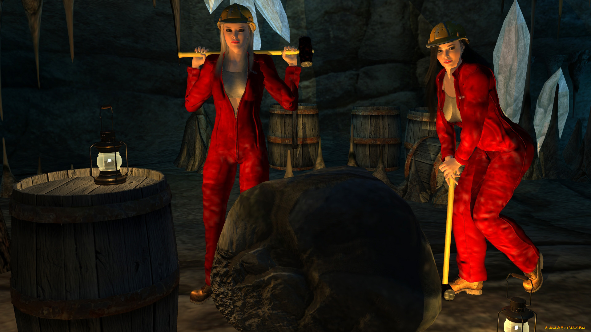 3д, графика, люди, , people, девушки, взгляд, фон